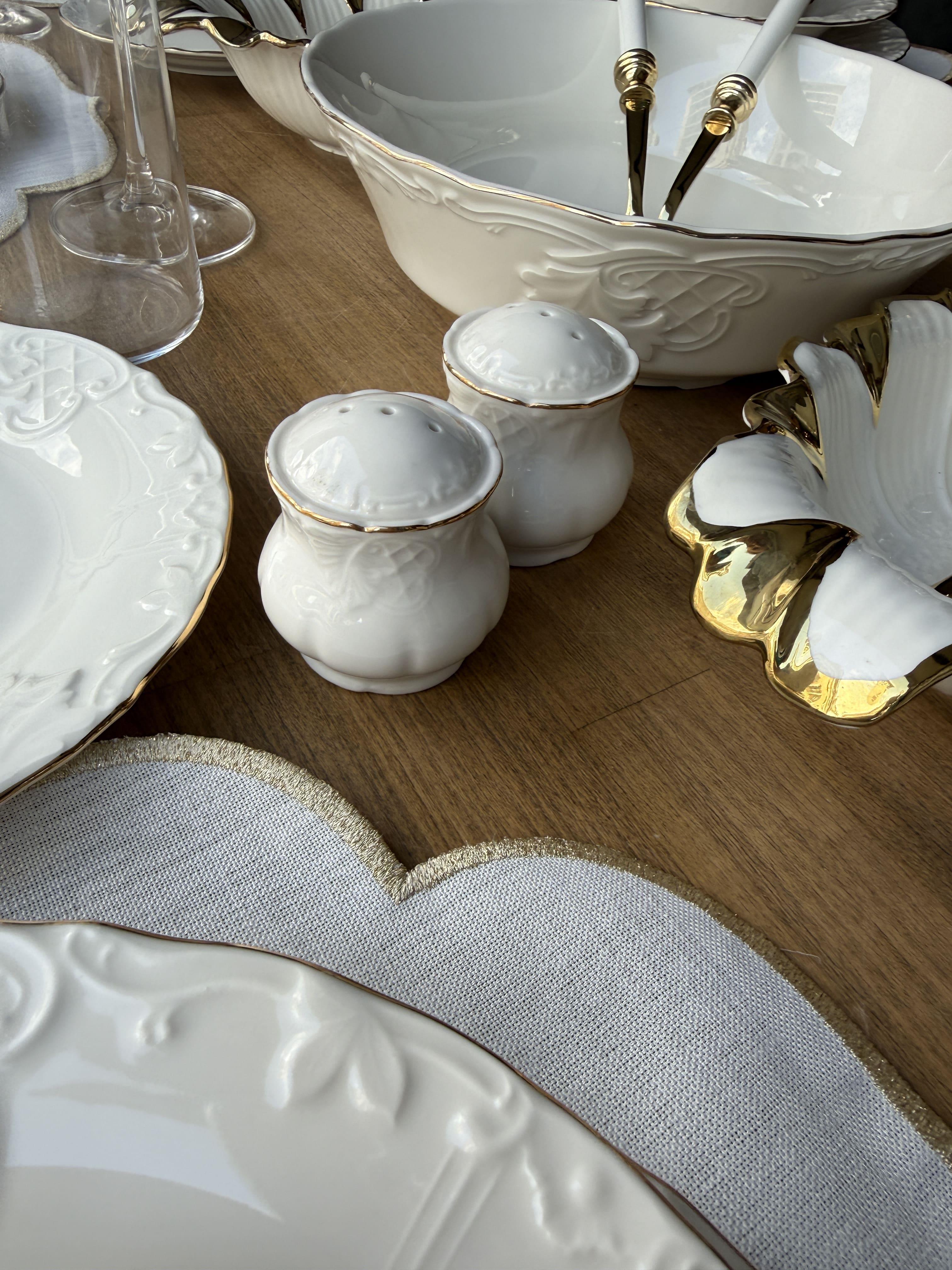  İris Gold Yemek Takımı 96 Parça 6 Kişilik