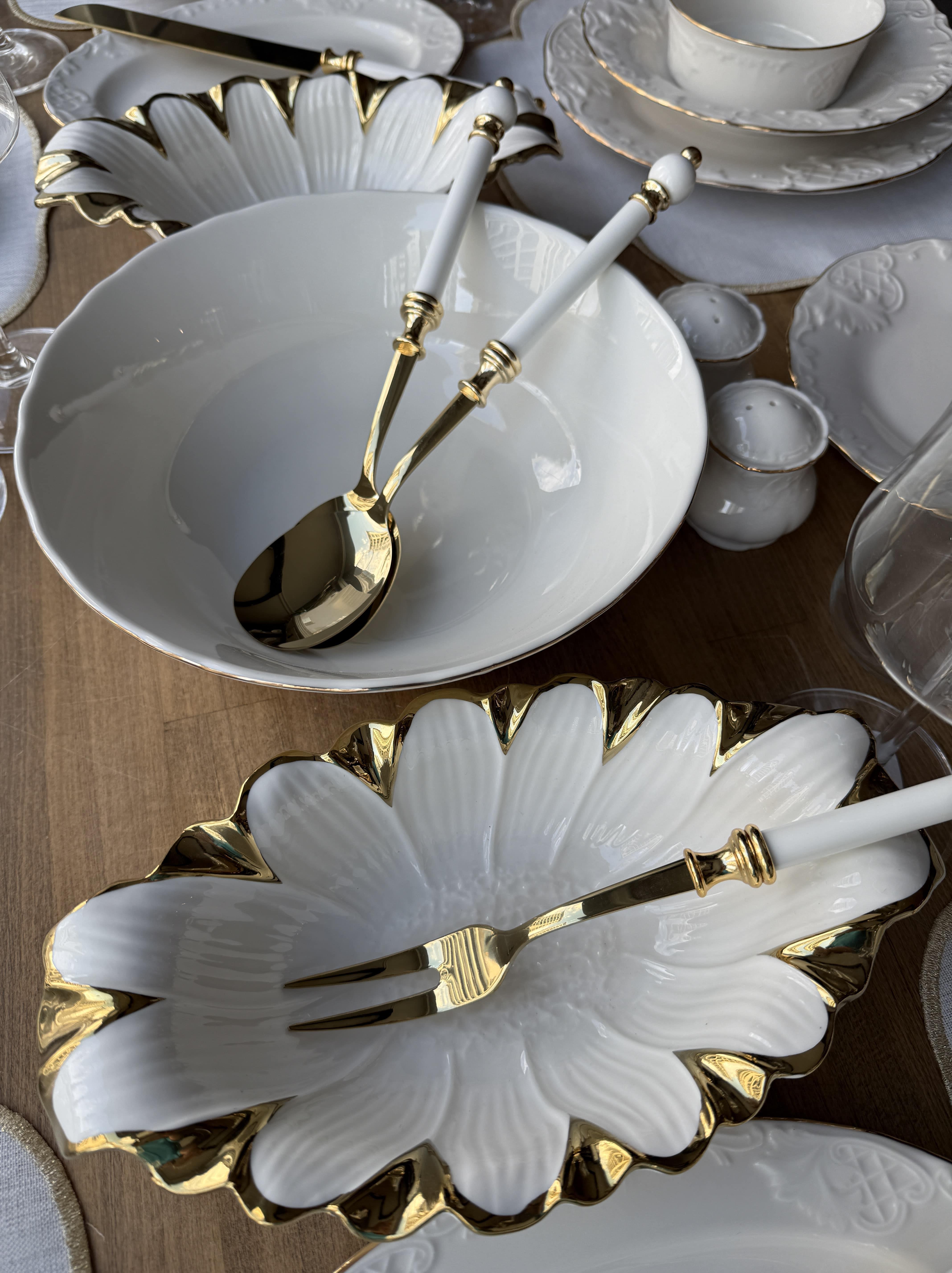  İris Gold Yemek Takımı 96 Parça 6 Kişilik