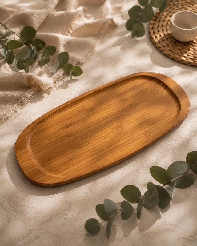 Bambu Getto Sunum Tabak 39 Cm