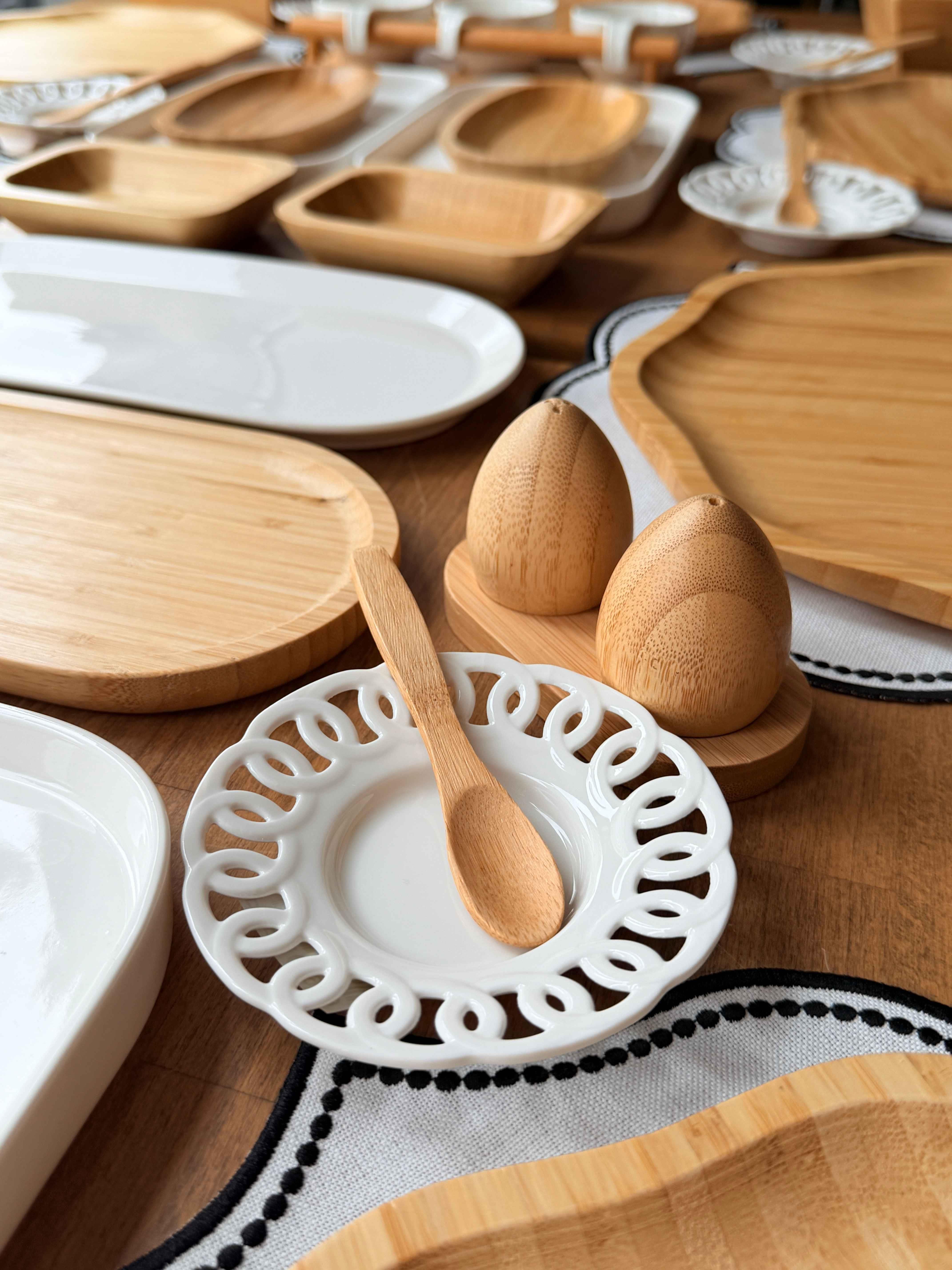 Bambu Kahvaltı Takımı 12 Kişilik 84 Parça Pappi