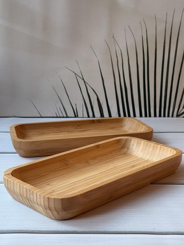 Bambu Lateria Sunum Tabak 2'li 25 Cm