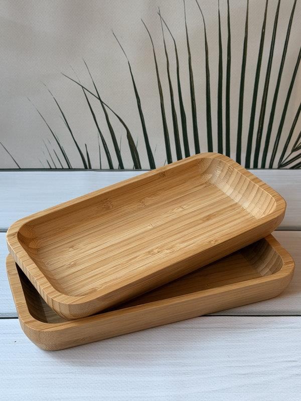 Bambu Lateria Sunum Tabak 2'li 25 Cm
