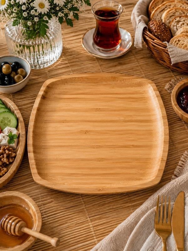 Bambu Penne Servis Tabak 25 Cm