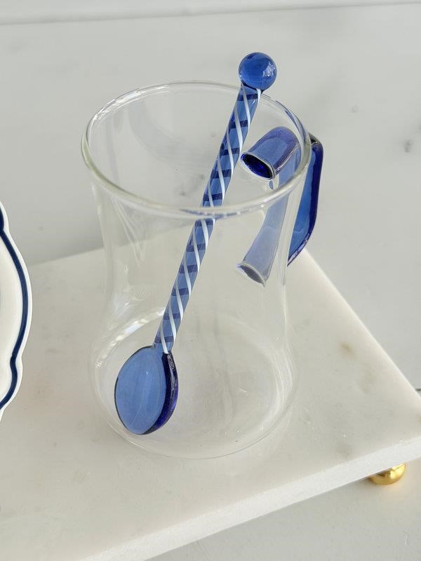 Cam Çay Seti 6'lı 180 ml Luna Blue