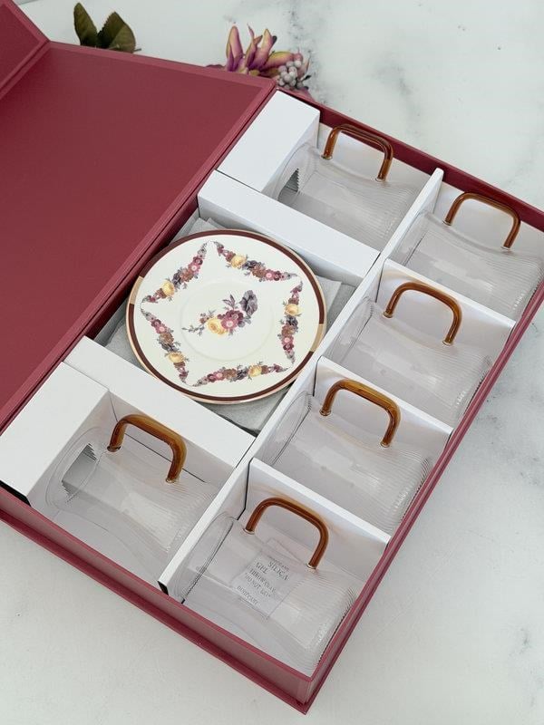 Cam Çay Seti 6'lı 180 ml Romance