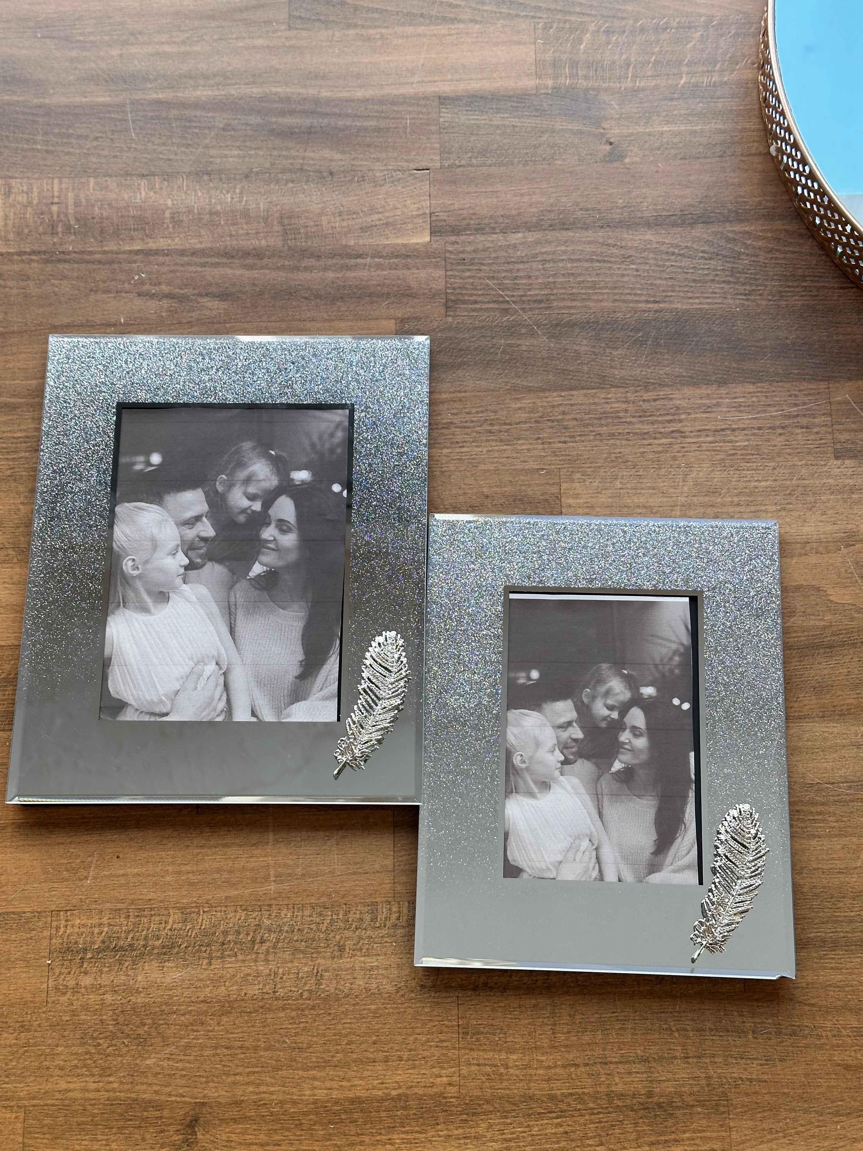 Cam Gümüş Çerçeve 2 li