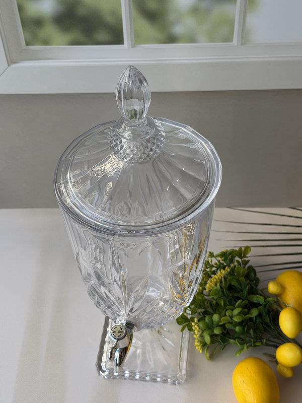 Cam Sebil-Damacana Ayaklı Alessa 3000 ml
