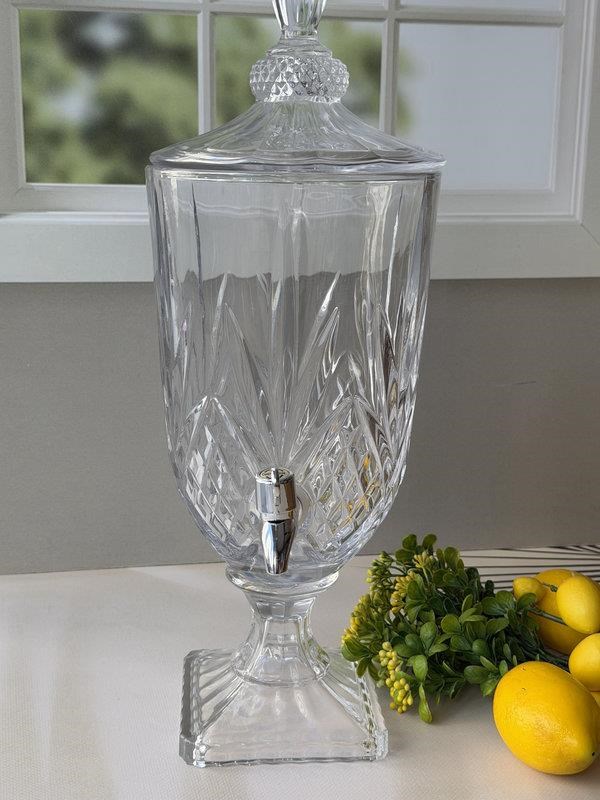 Cam Sebil-Damacana Ayaklı Alessa 3000 ml
