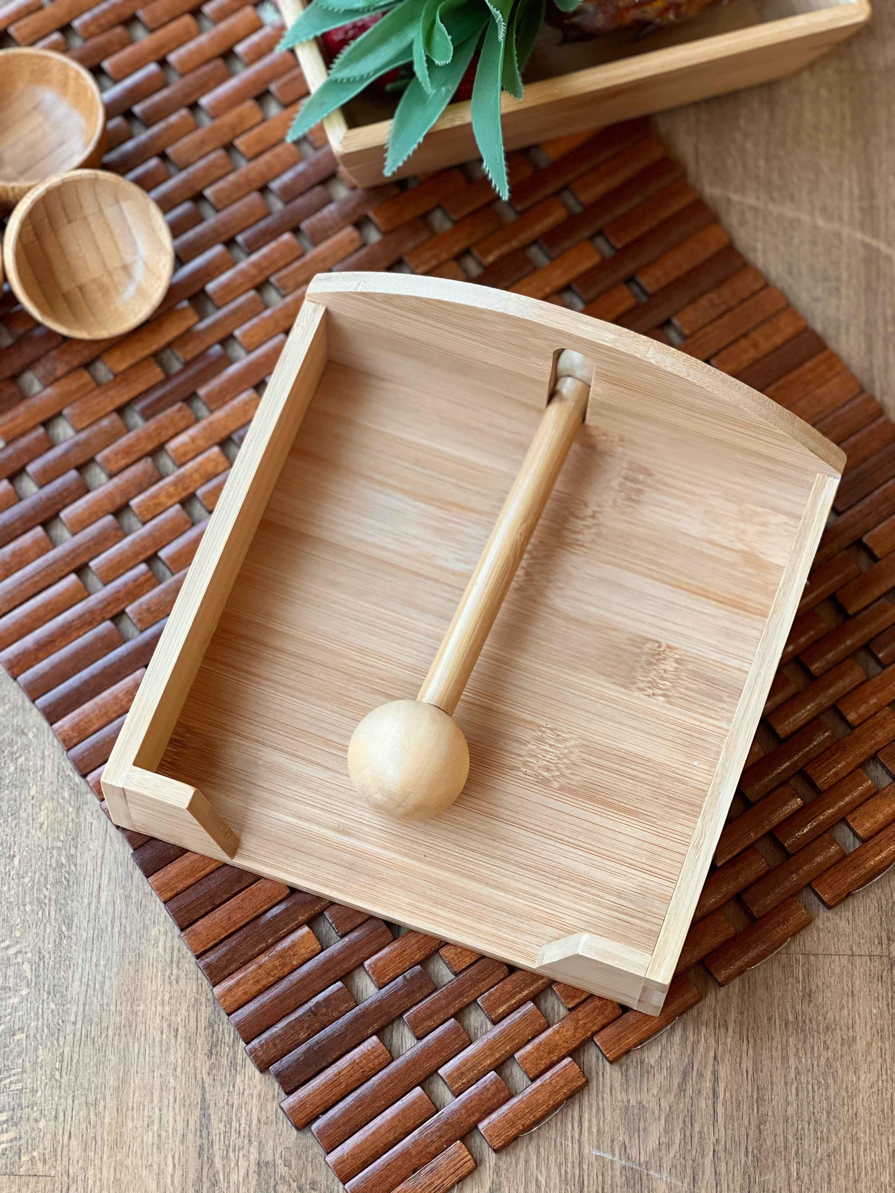 Doğal Bambu Peçetelik