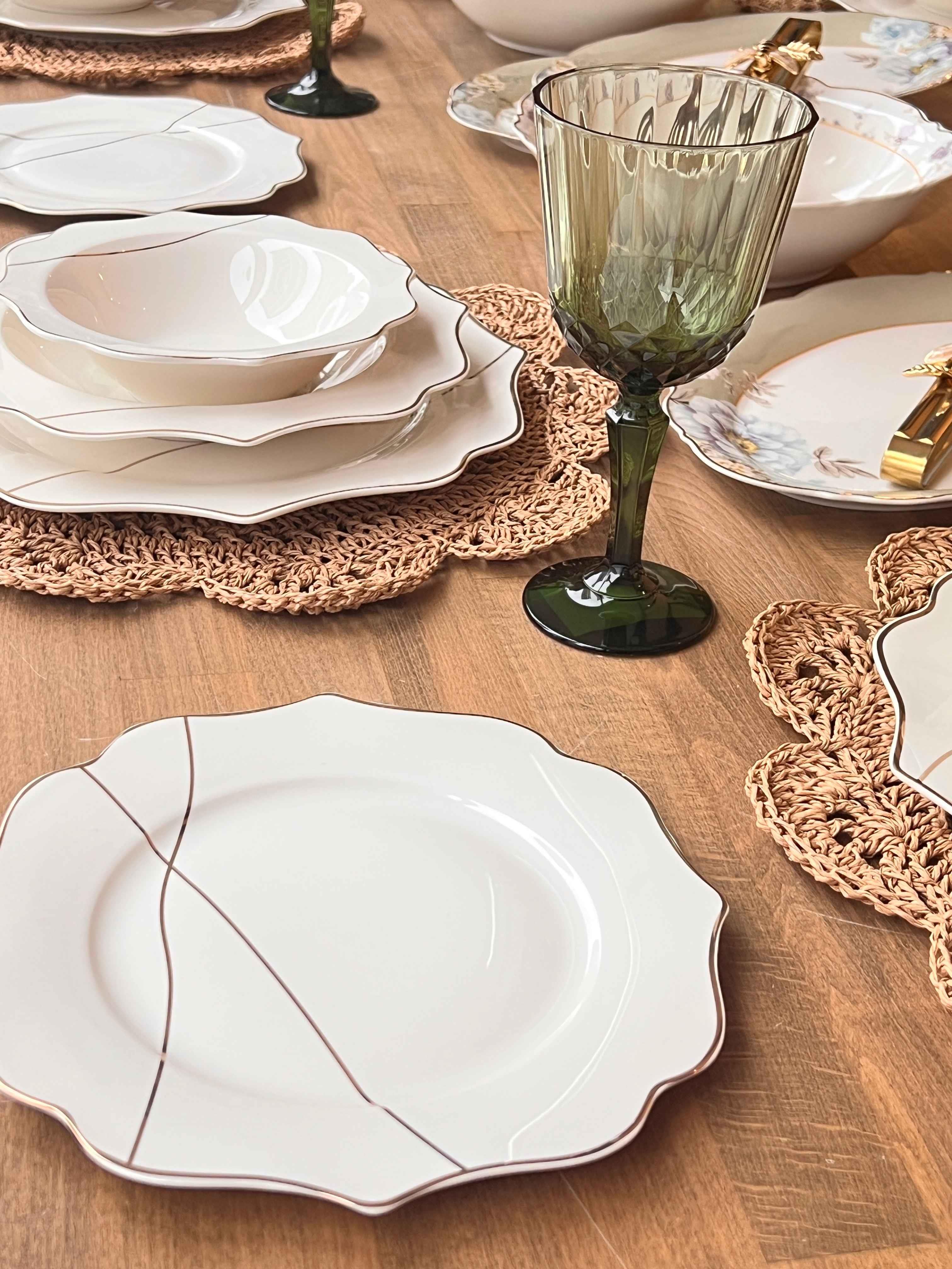 Dor Yemek Takımı 45 Parça 6 Kişilik
