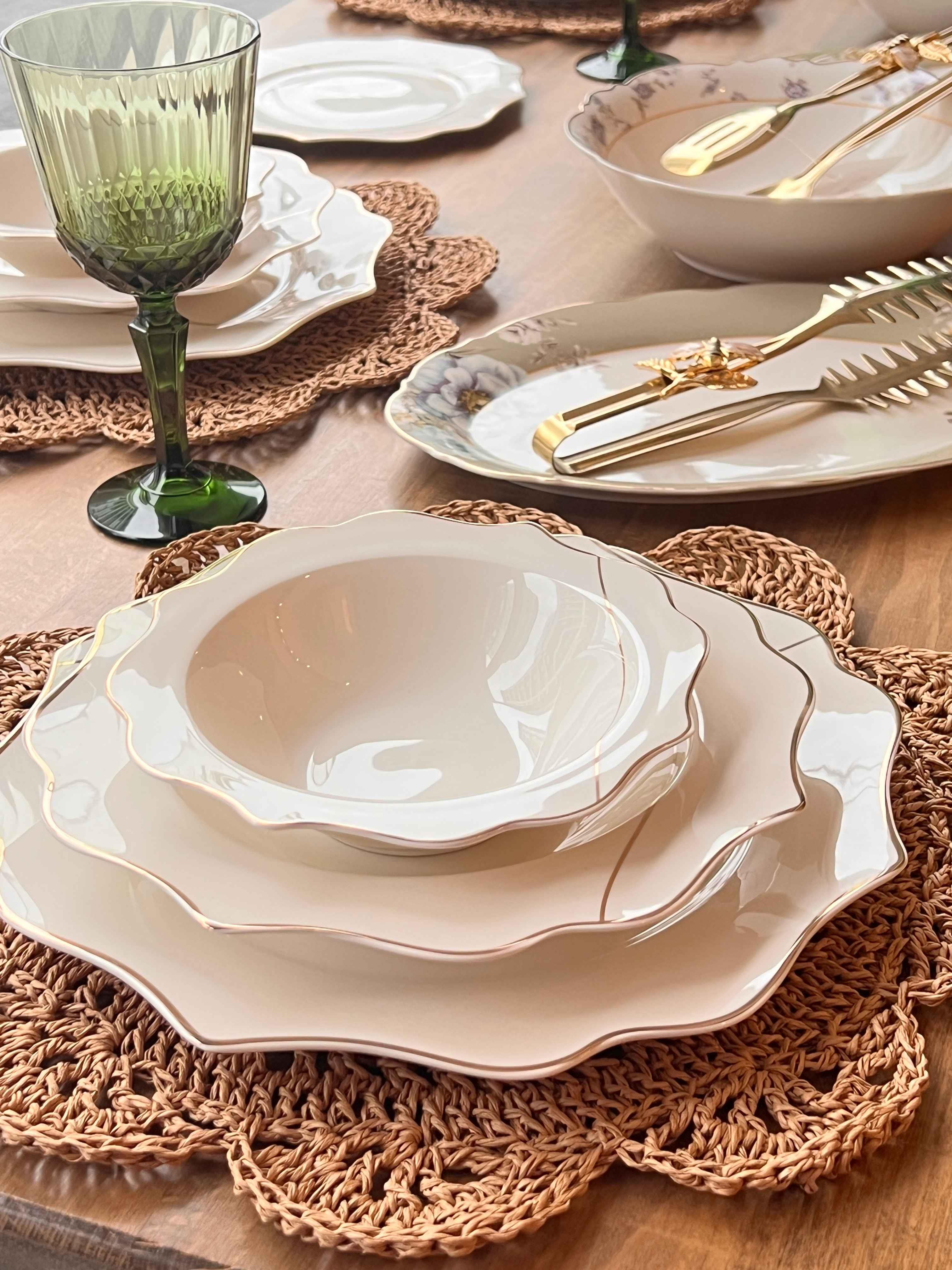 Dor Yemek Takımı 45 Parça 6 Kişilik