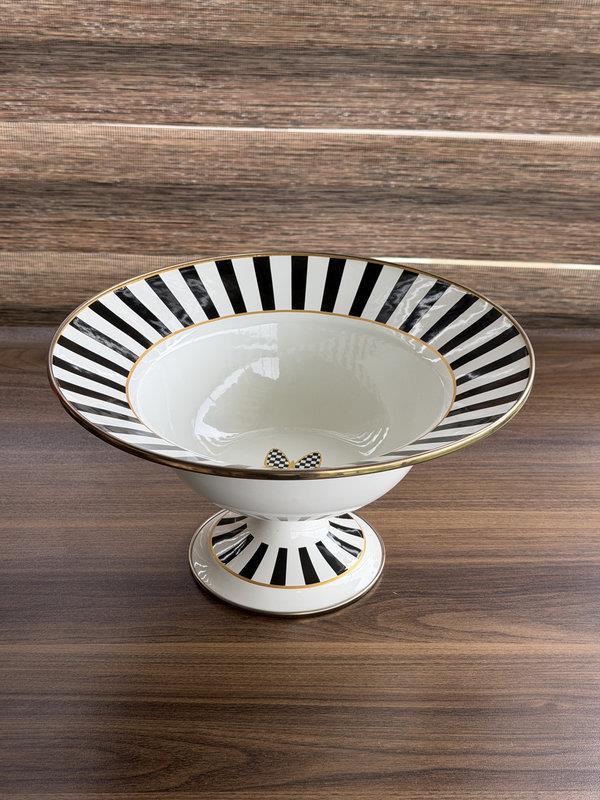 Emaye Ayaklı Meyvelik 30 Cm Papillon