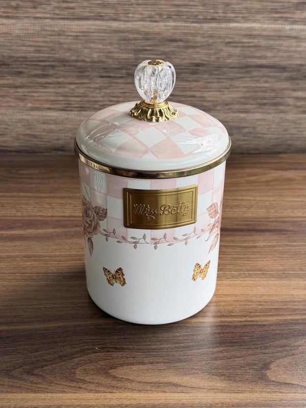 Emaye Kavanoz 15 Cm Rosadora