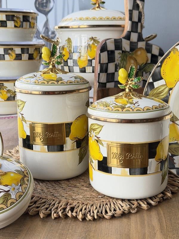 Emaye Mutfak Seti 10 Parça Amarillo
