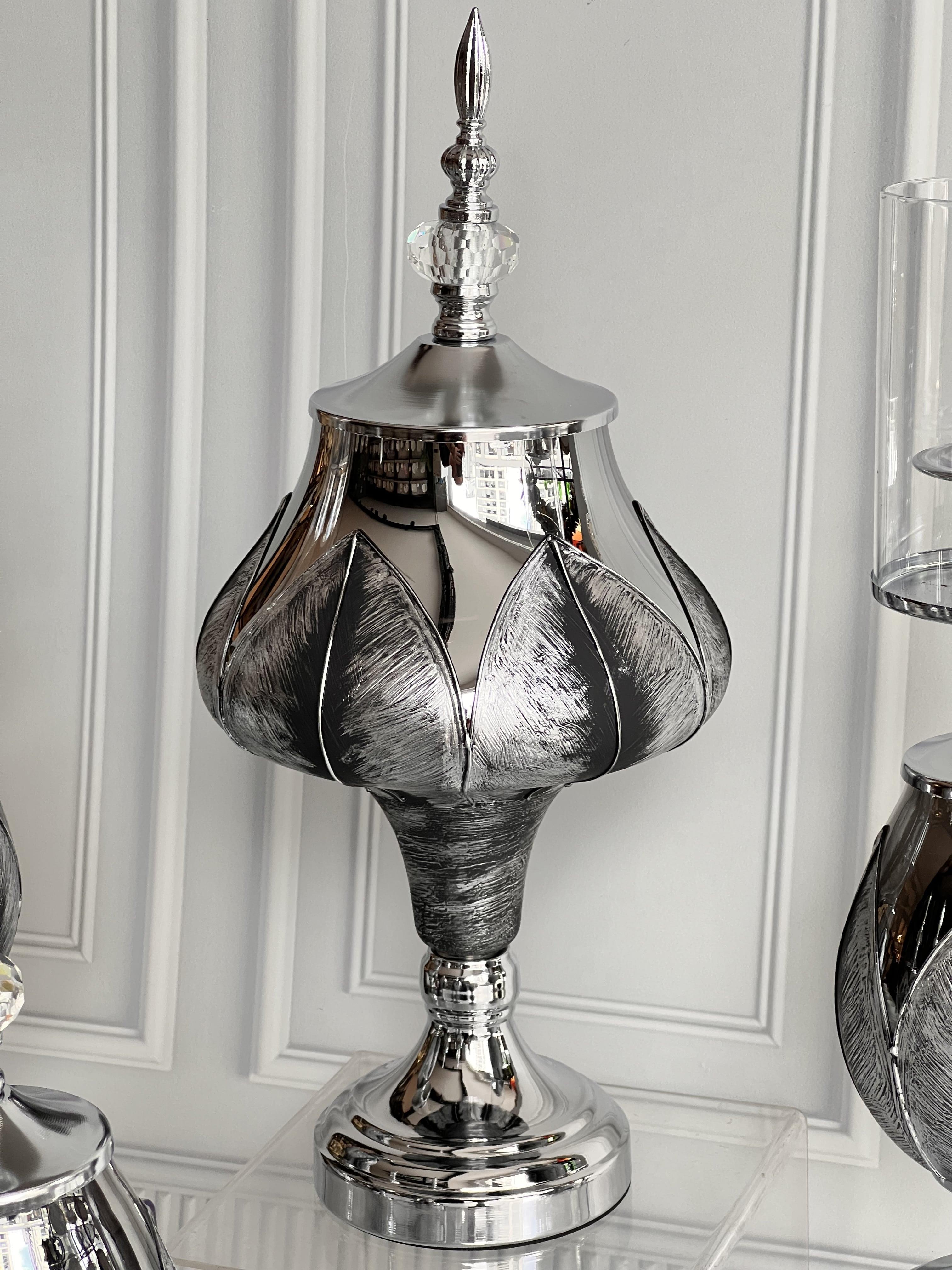 Evora Hand Made 7 Parça Gümüş Salon Seti