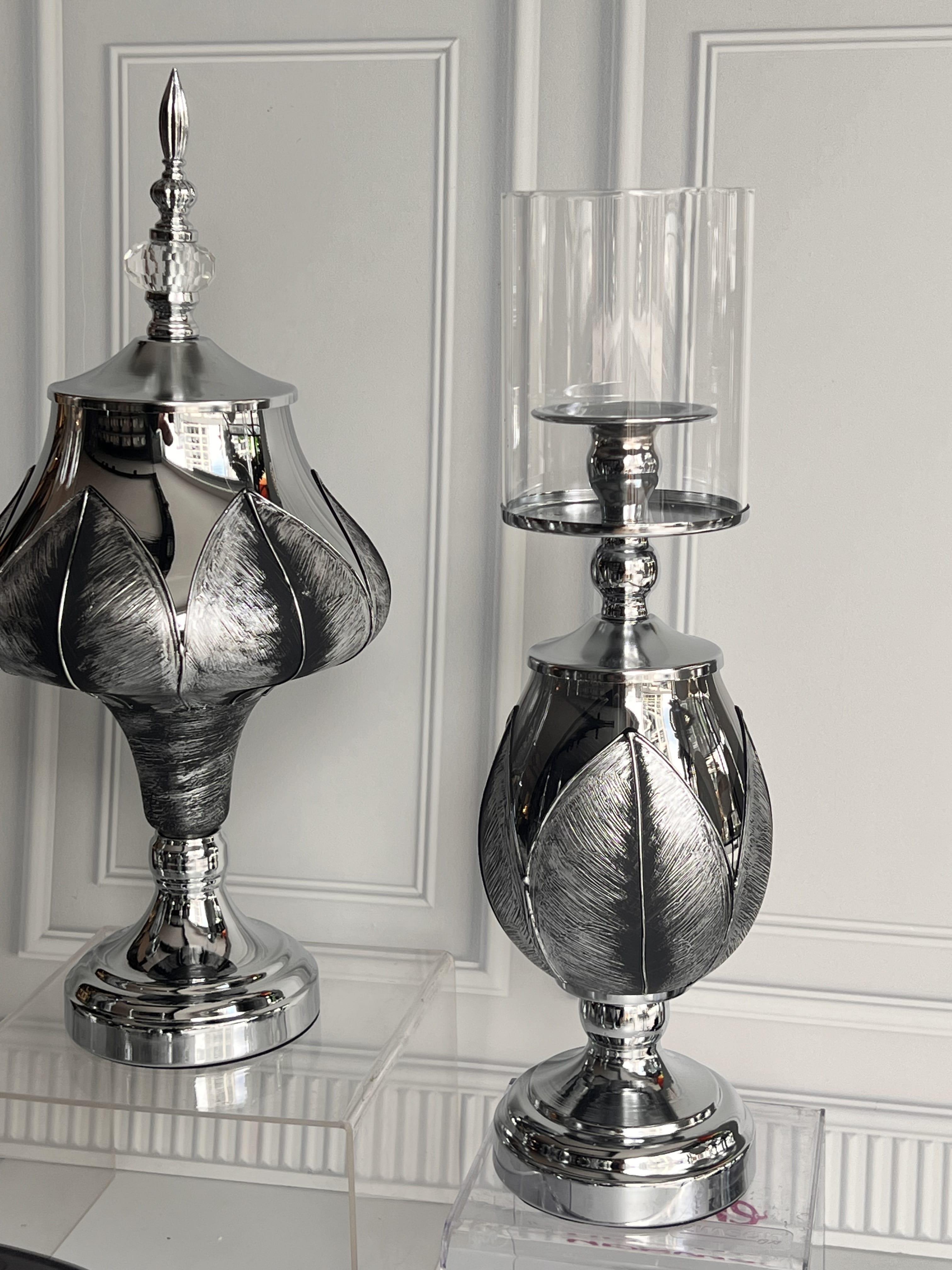 Evora Hand Made 7 Parça Gümüş Salon Seti