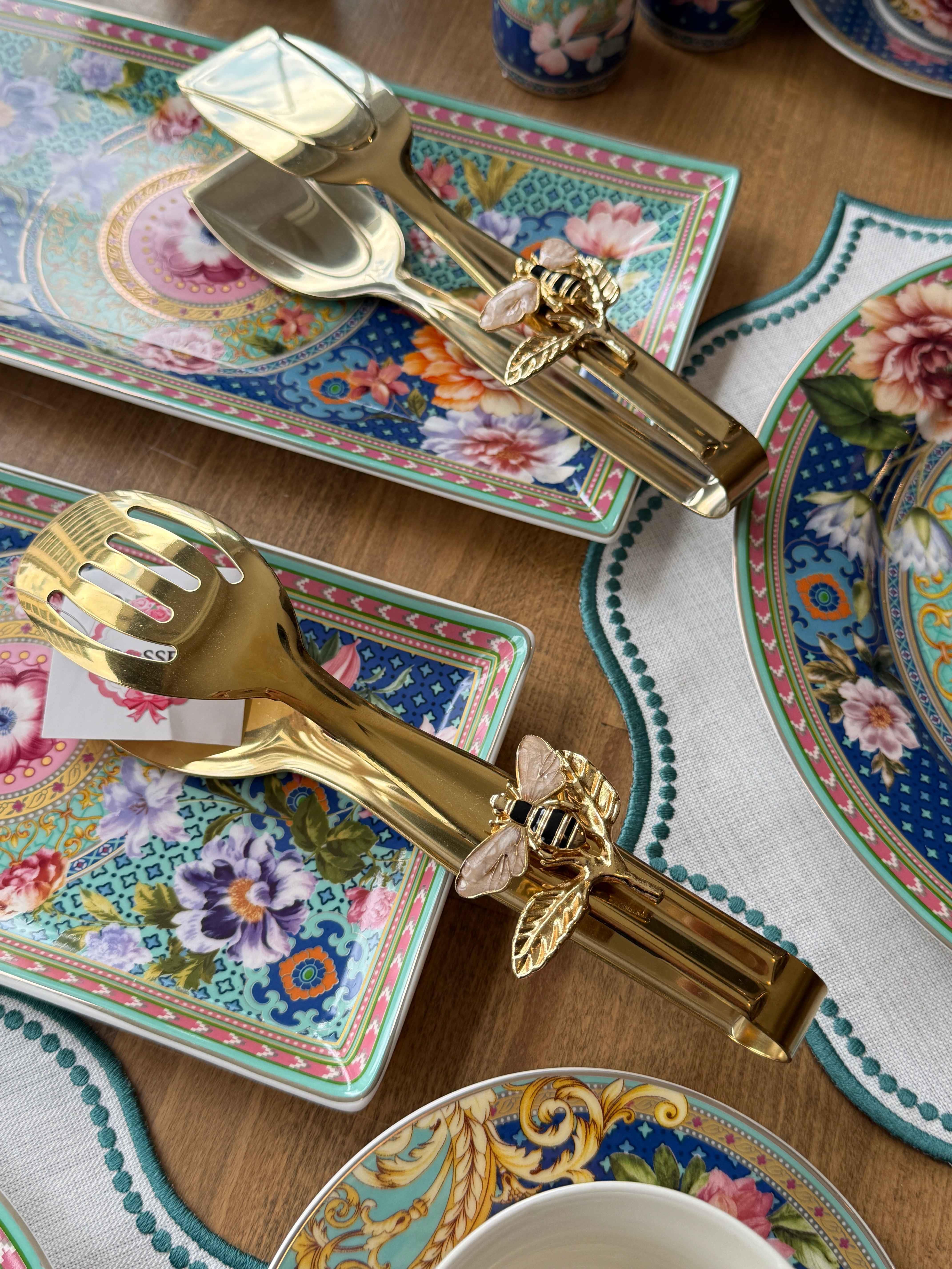 Floral Porselen Kahvaltı Takımı 45 Parça 6 Kişilik