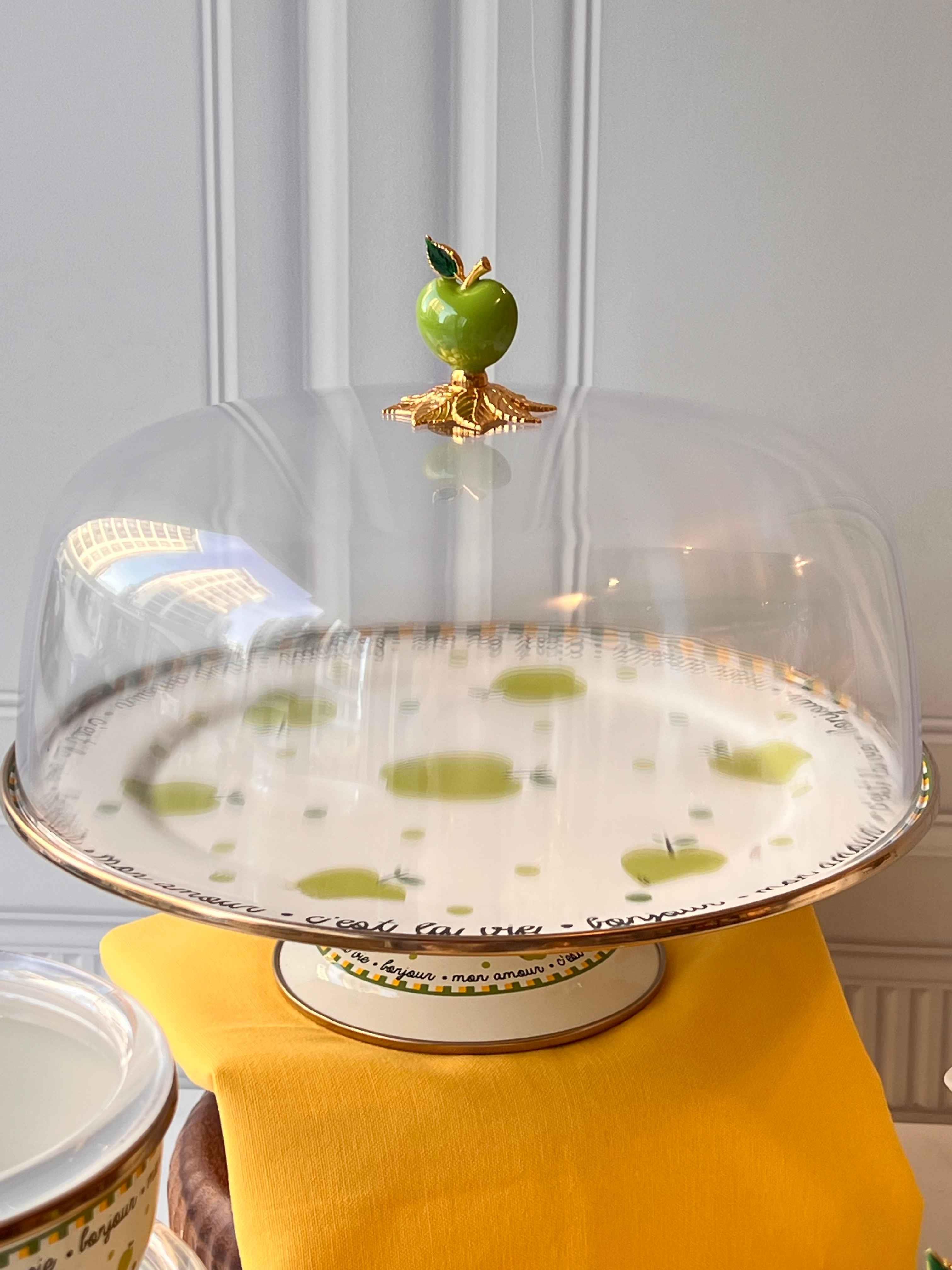 Green Apple Emaye Mutfak Seti 8 Parça