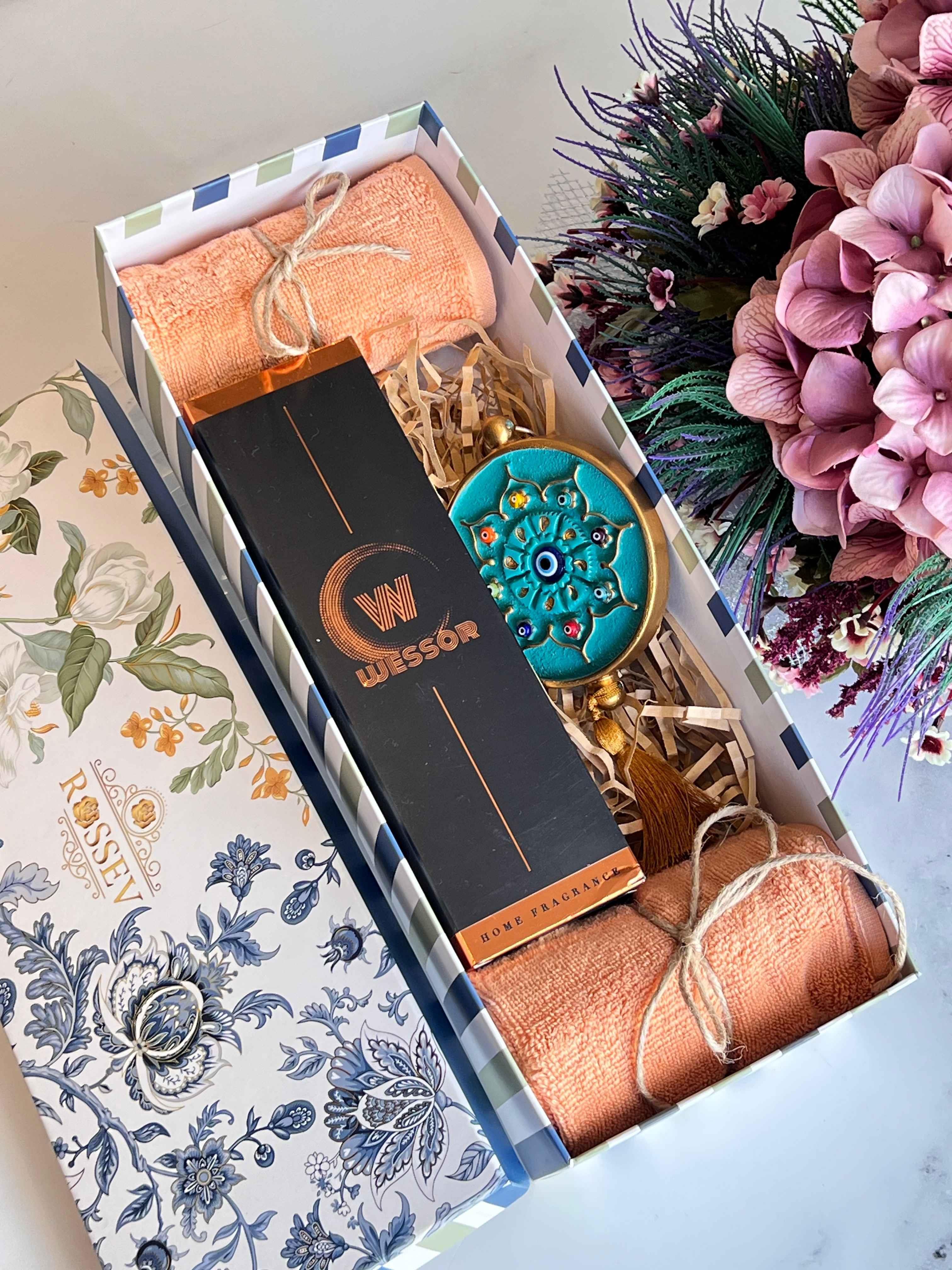 Hediyelik Bambu Çubuklu Koku Seti