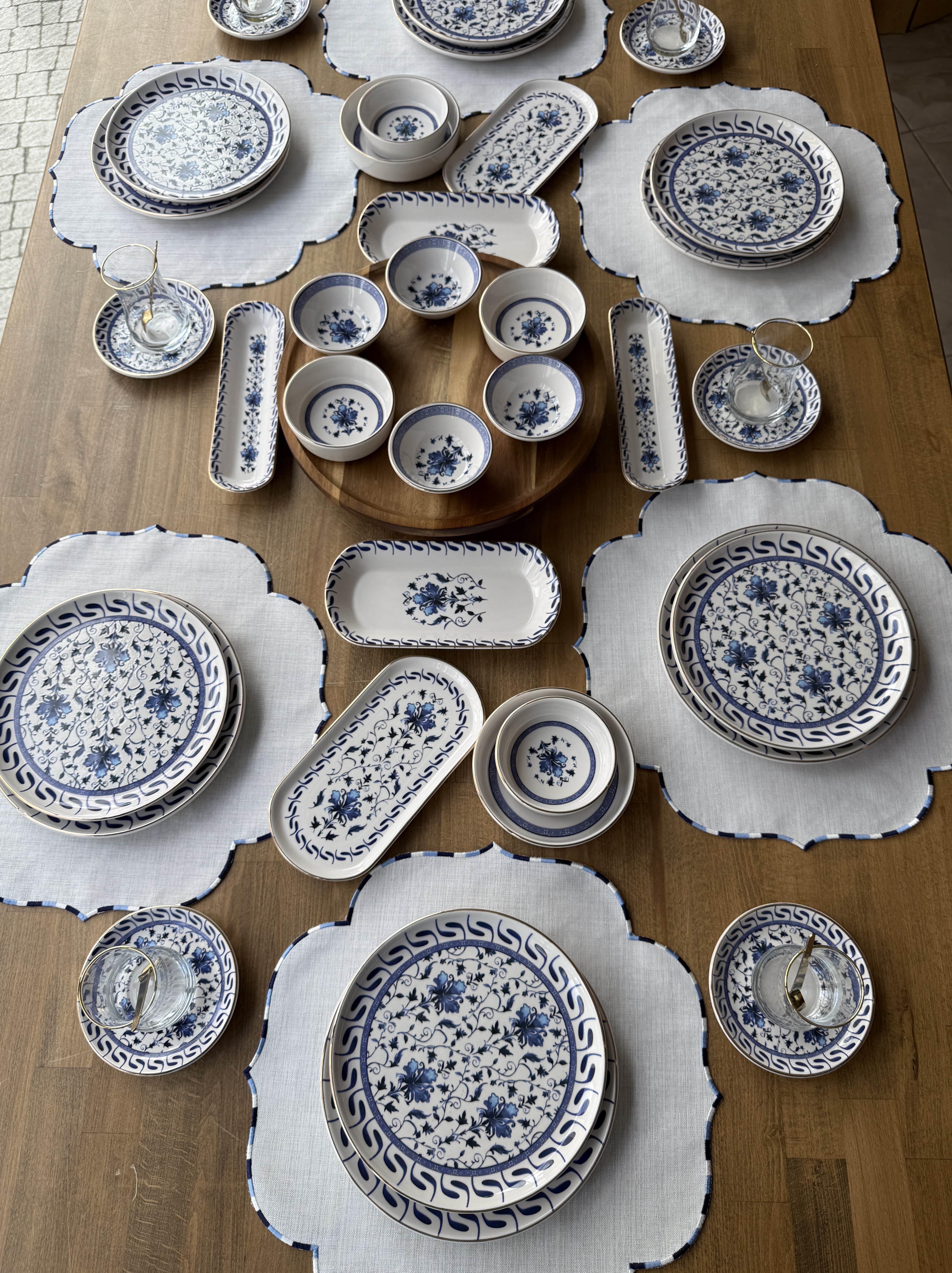 Kahvaltı Takımı Banube 53 Parça 6 Kişilik 