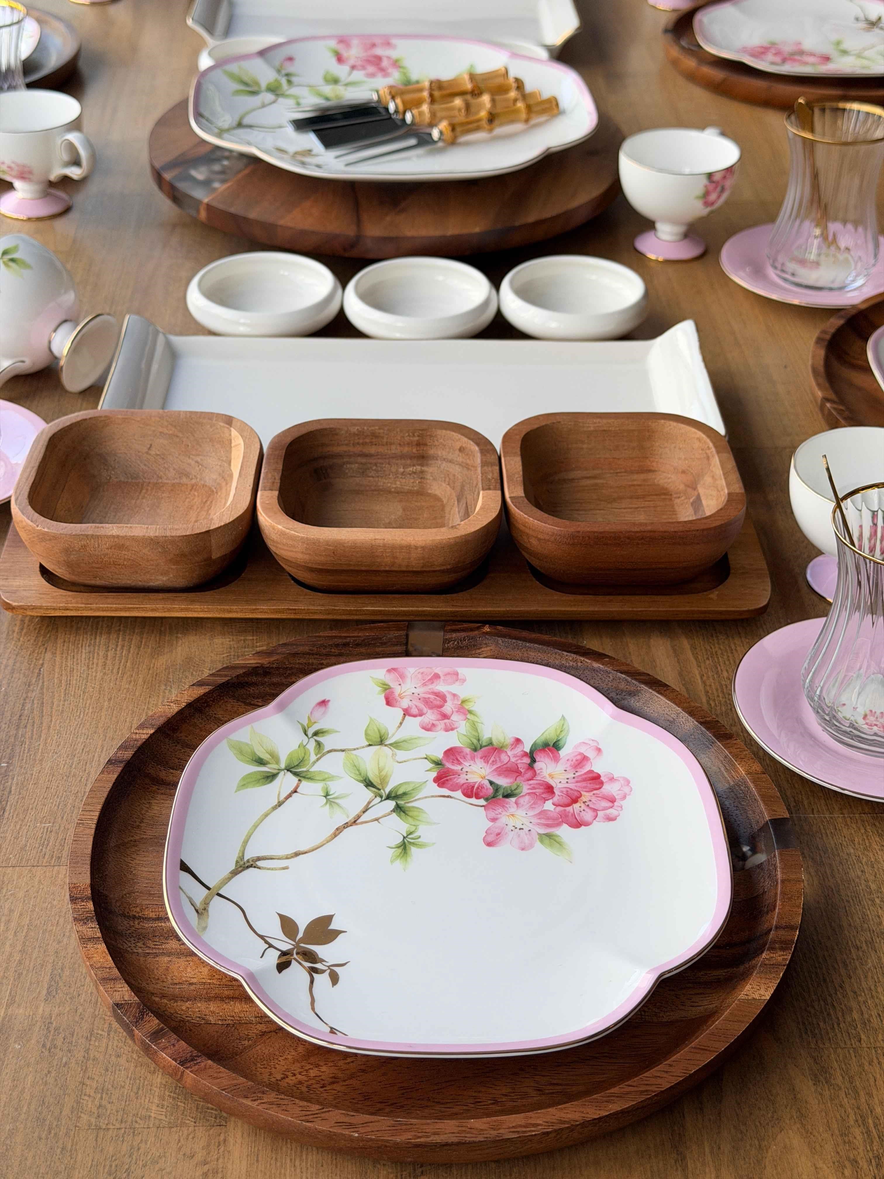 Kahvaltı Takımı Blossom 58 Parça 6 Kişilik