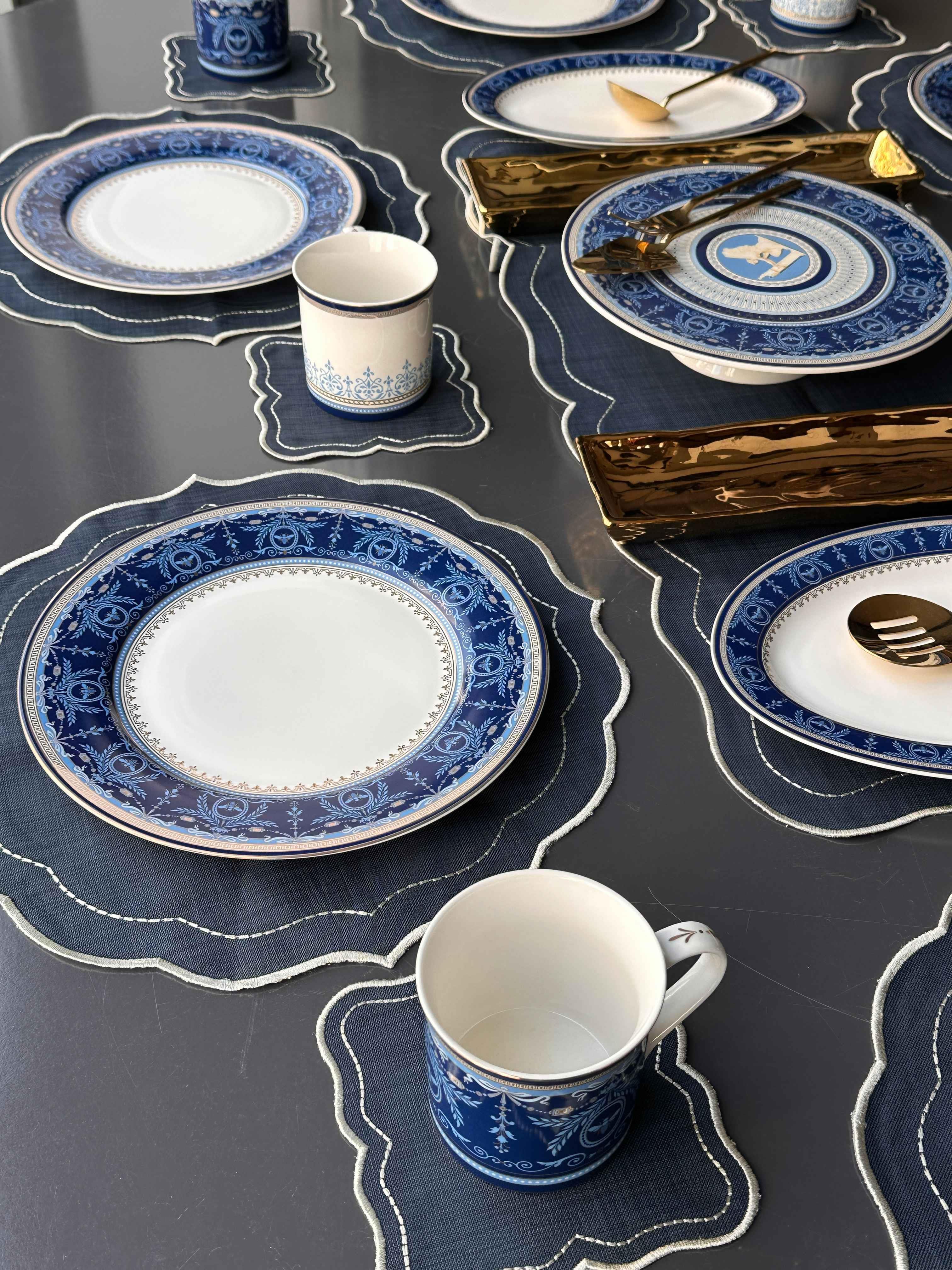 Kahvaltı Takımı Blue Banube 35 Parça 6 Kişilik