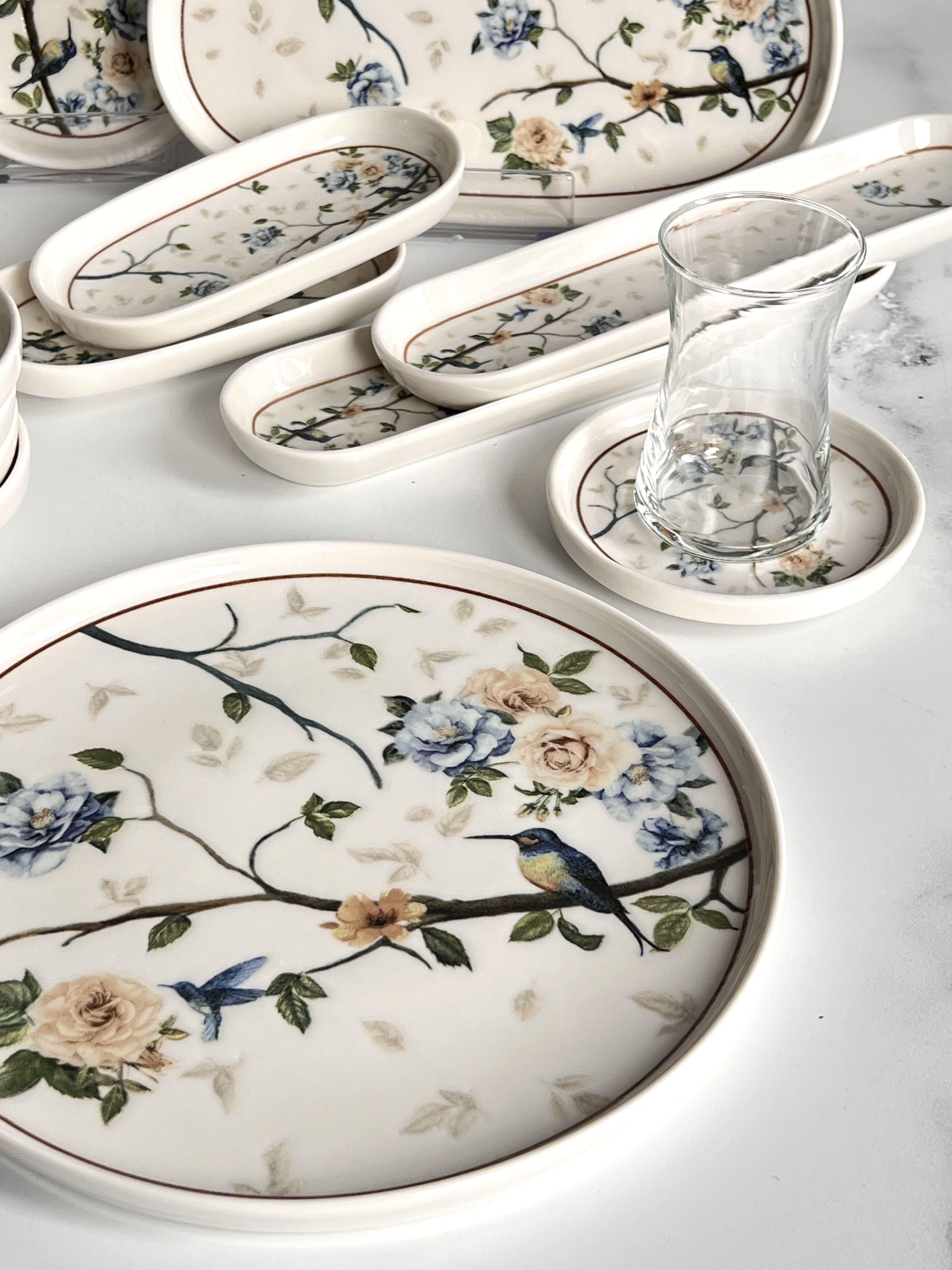 Kahvaltı Takımı Floral Elegance 29 Parça 6 Kişilik