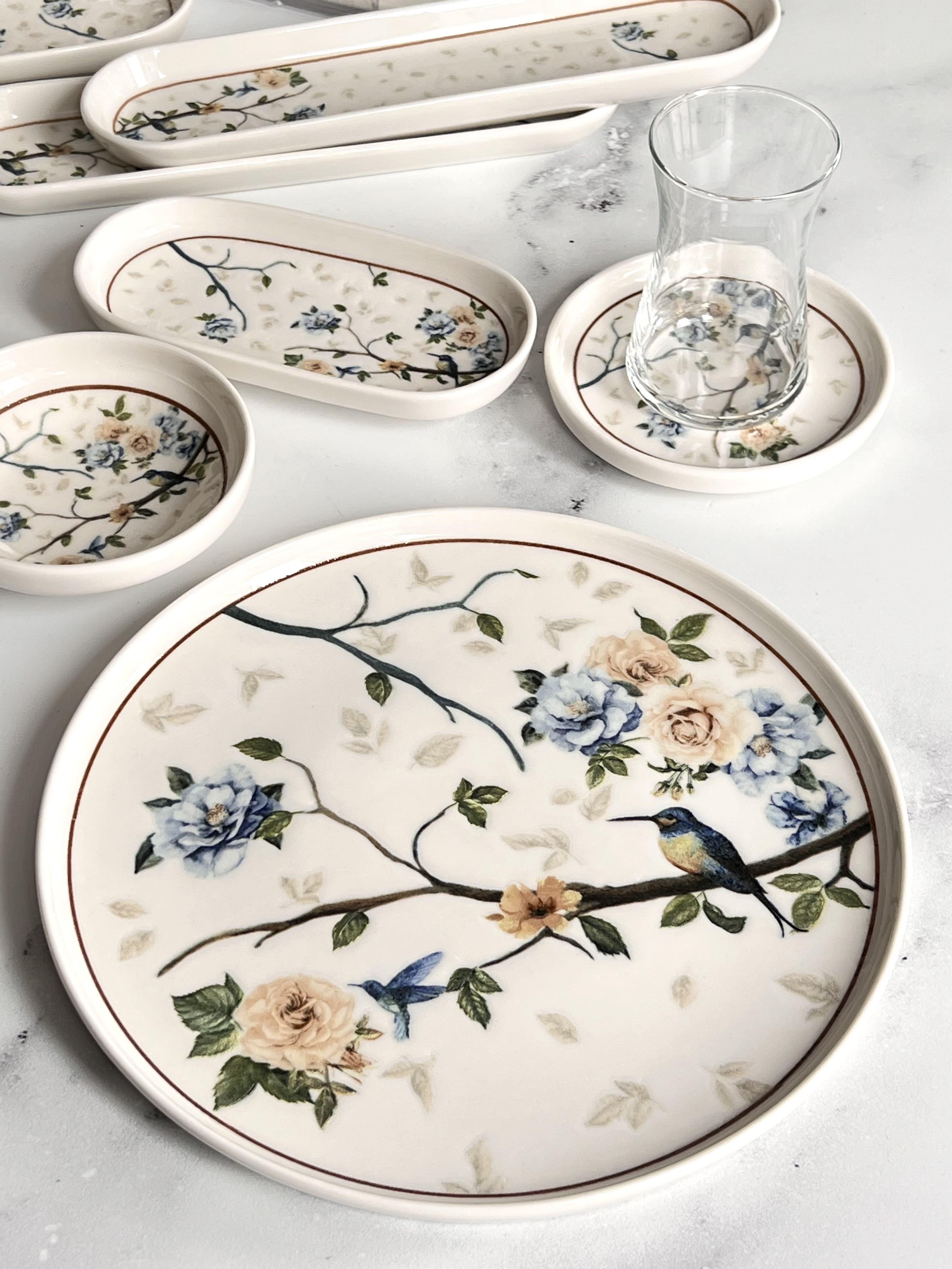 Kahvaltı Takımı Floral Elegance 29 Parça 6 Kişilik