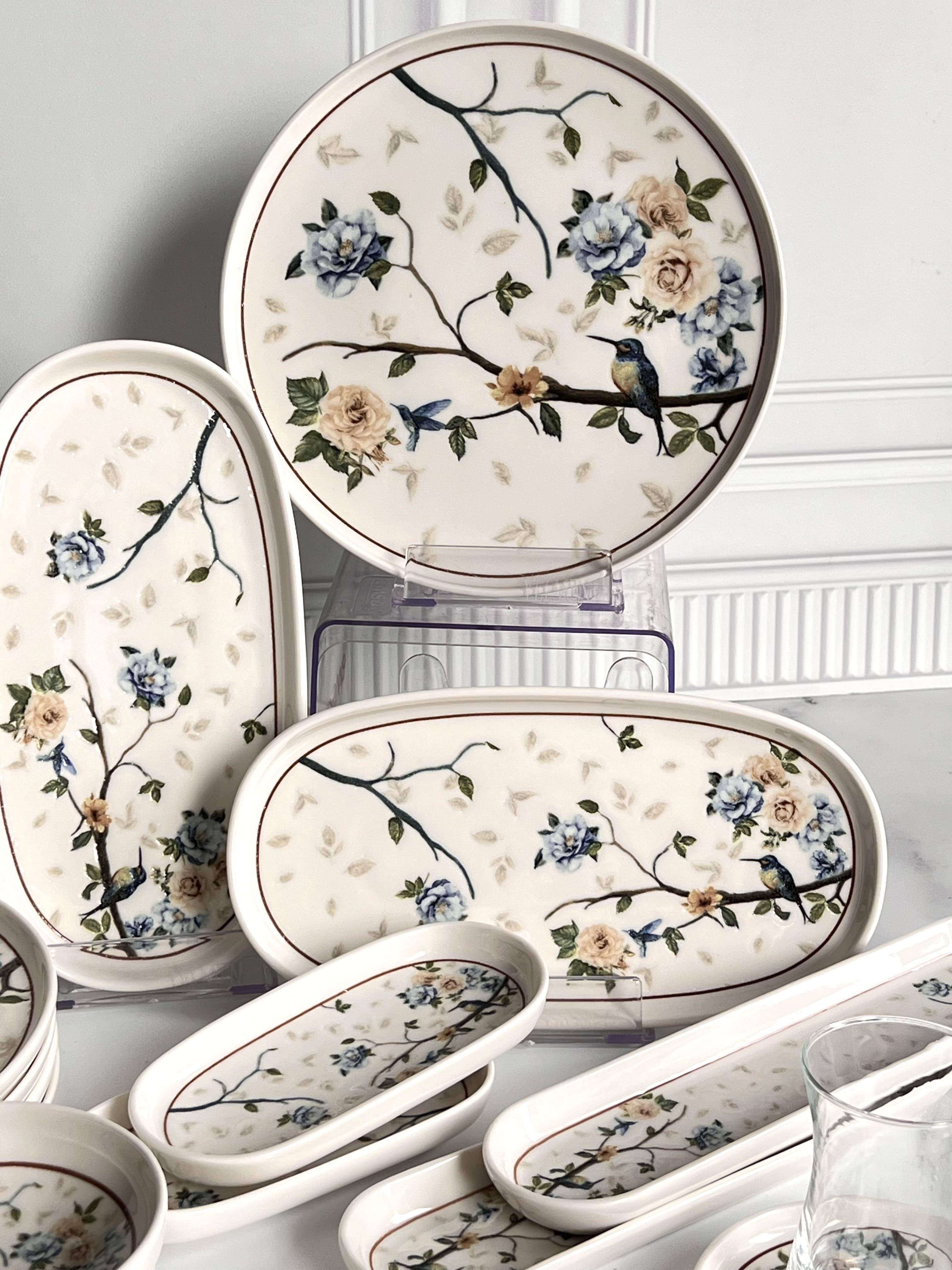 Kahvaltı Takımı Floral Elegance 29 Parça 6 Kişilik