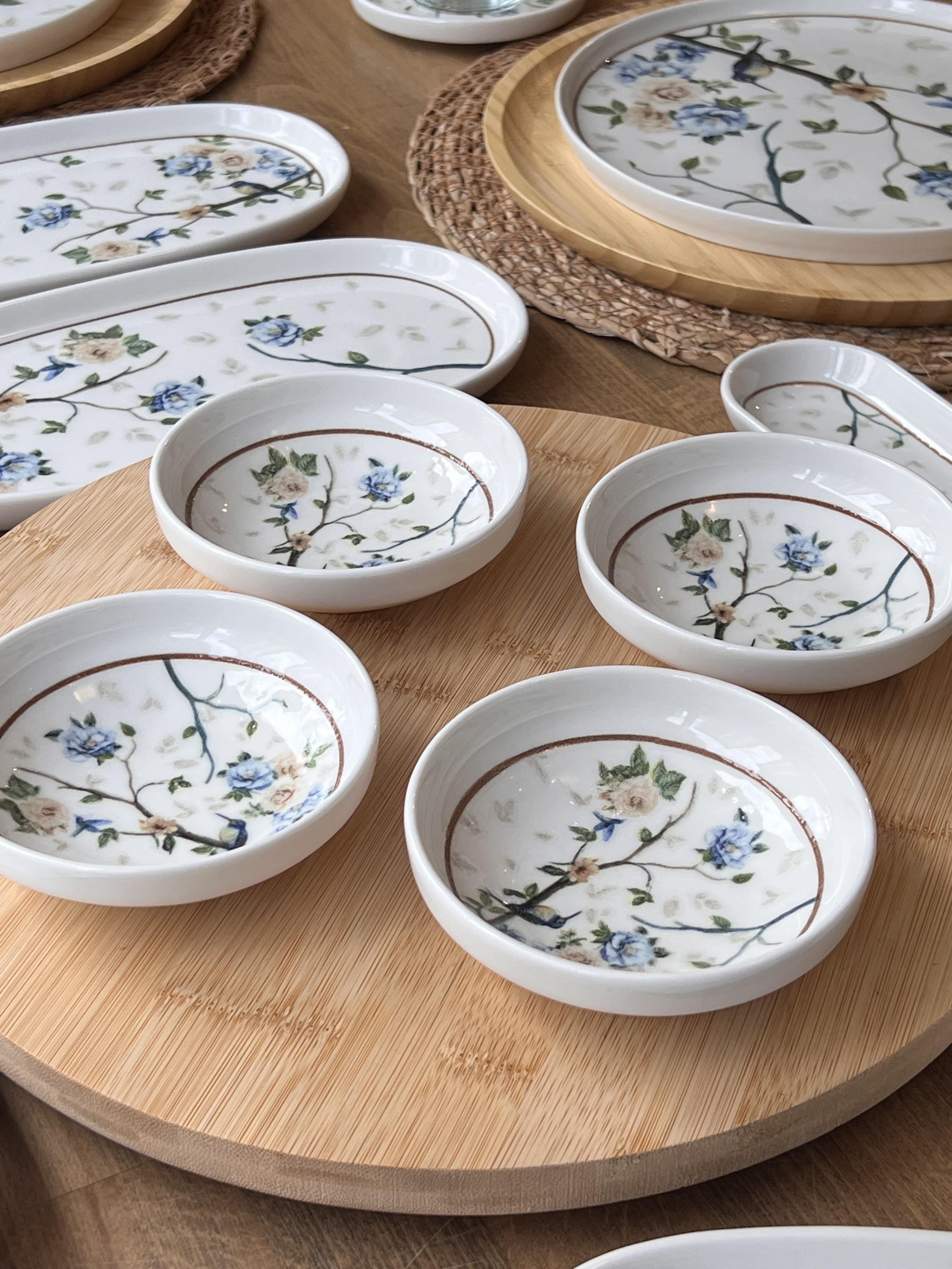 Kahvaltı Takımı Floral Elegance 52 Parça 6 Kişilik