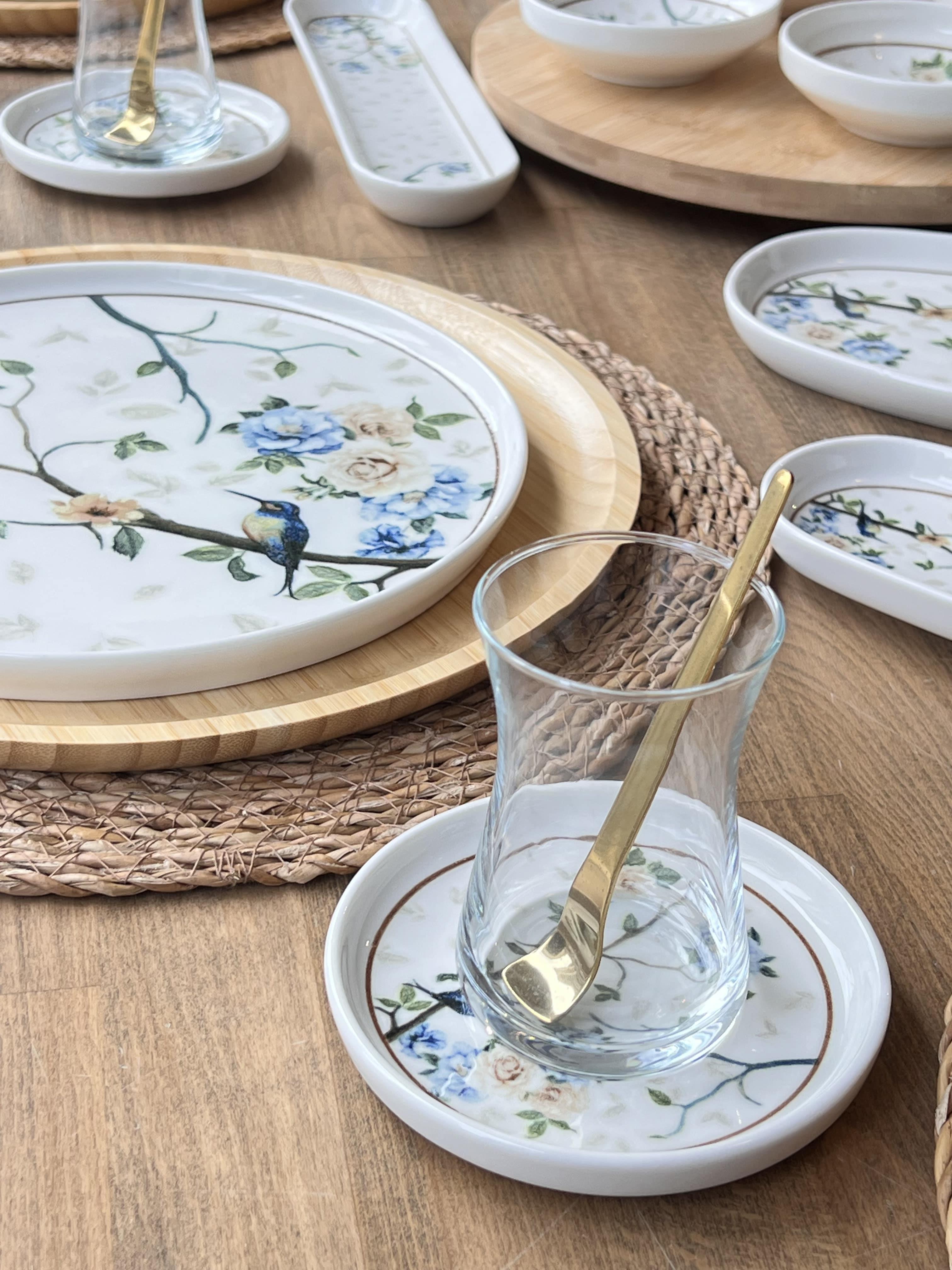 Kahvaltı Takımı Floral Elegance 52 Parça 6 Kişilik