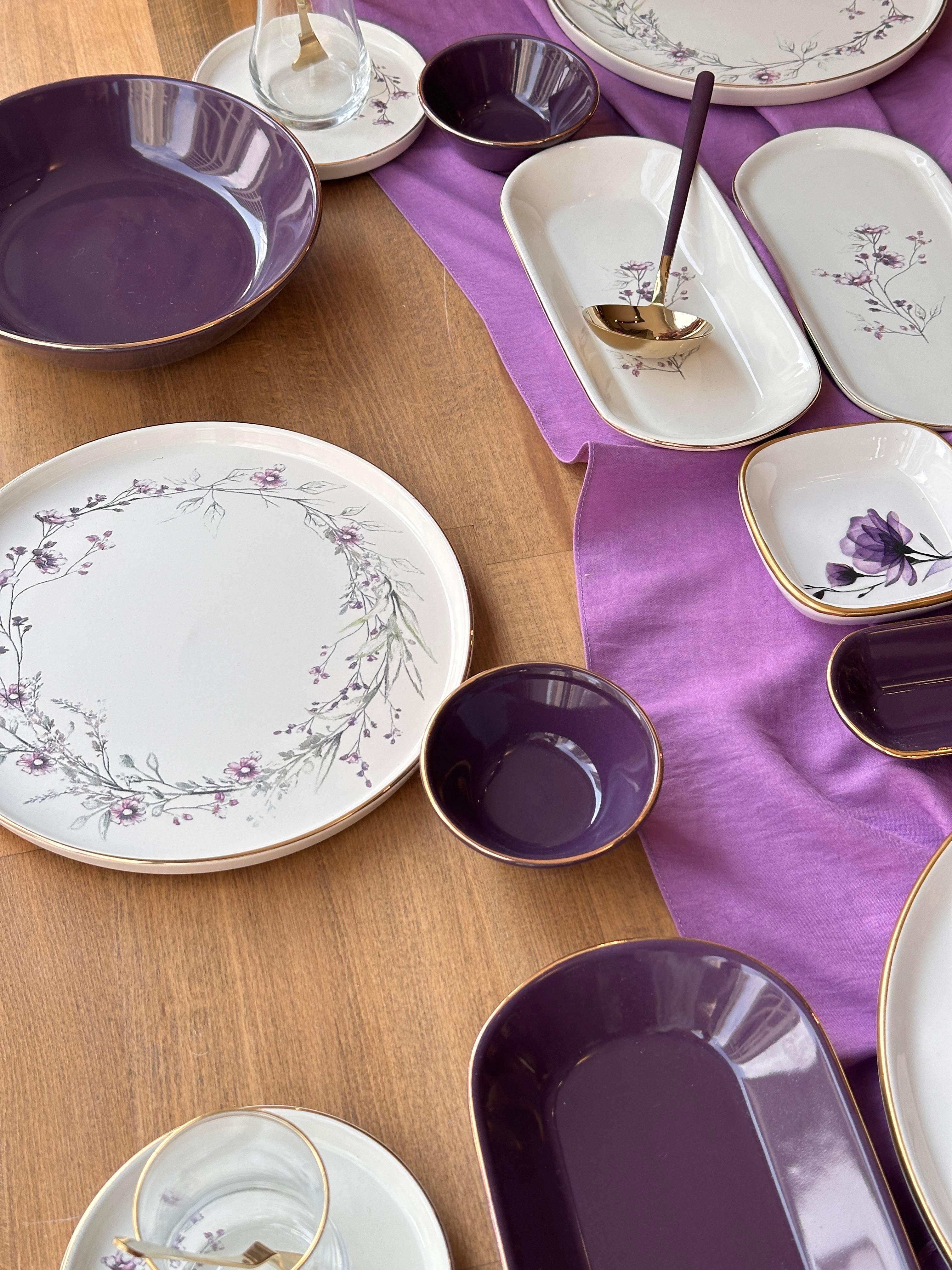 Kahvaltı Takımı Glore Lavender 51 Parça 6 Kişilik