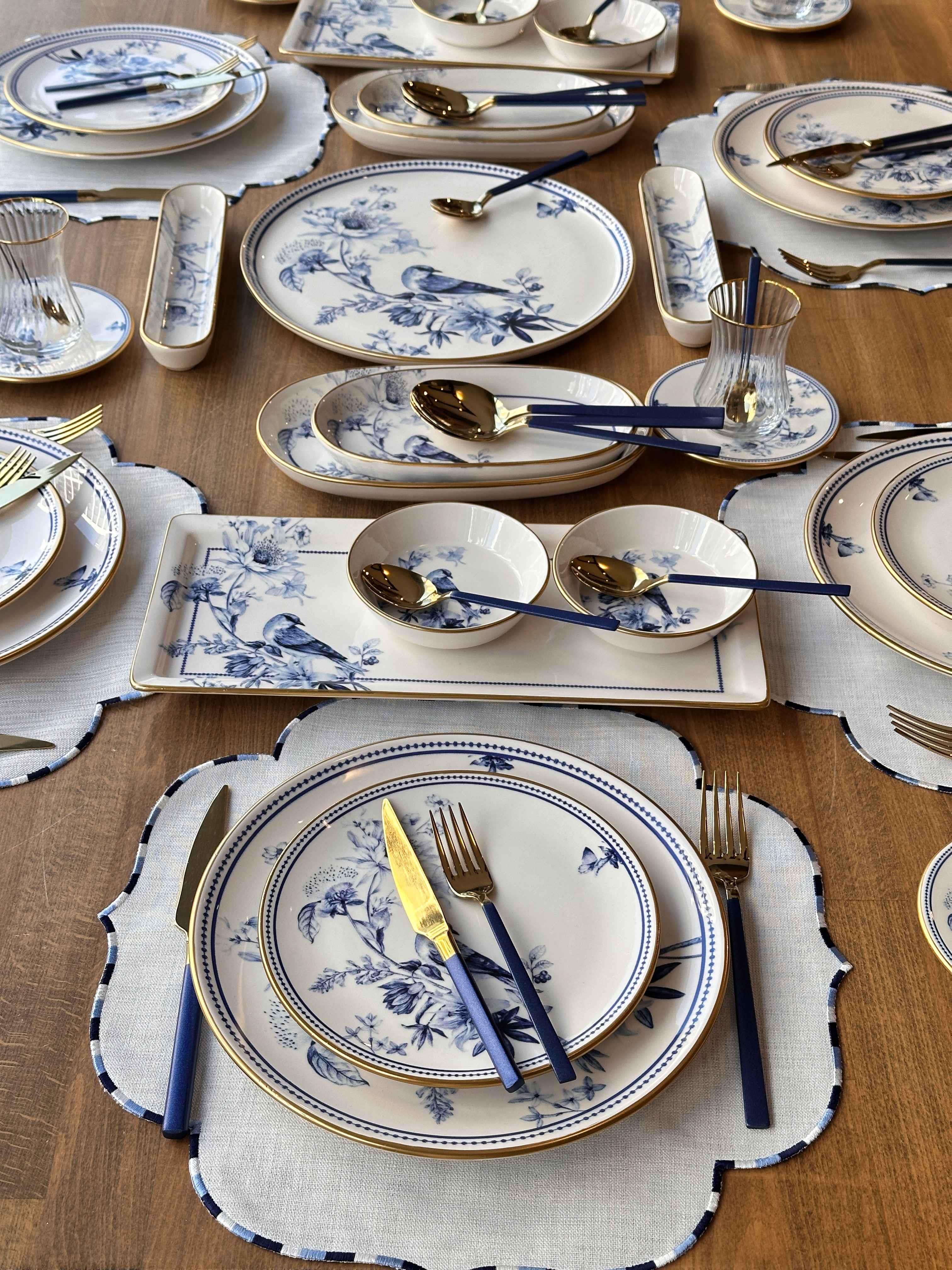 Kahvaltı Takımı Grandala 85 Parça Yuvarlak 6 Kişilik