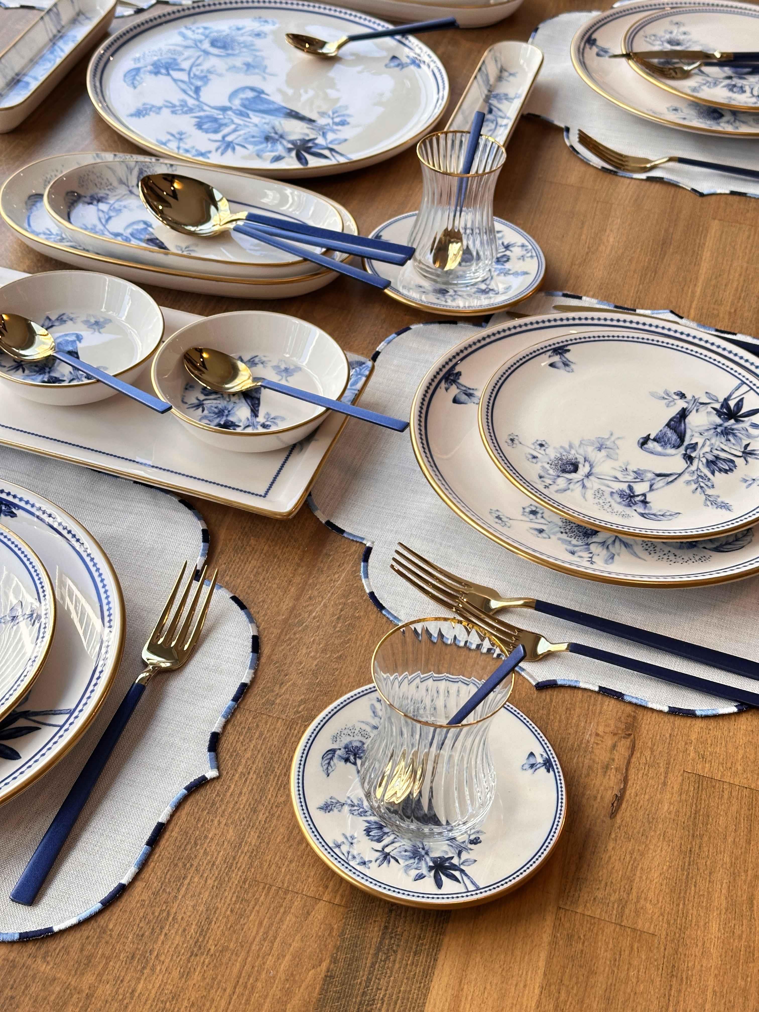 Kahvaltı Takımı Grandala Yuvarlak 85 Parça 6 Kişilik