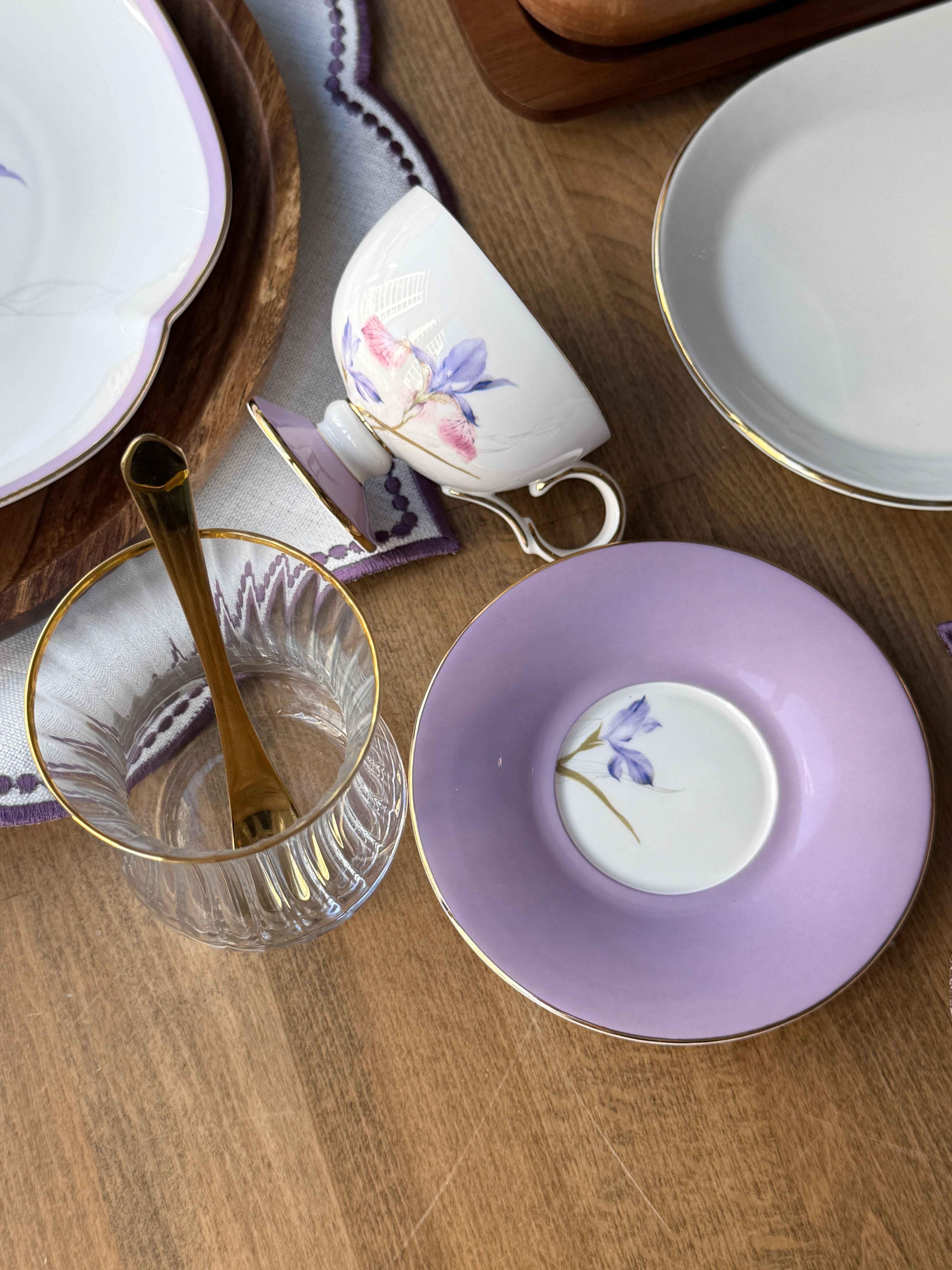 Kahvaltı Takımı Iris Akasya 62 Parça 6 Kişilik