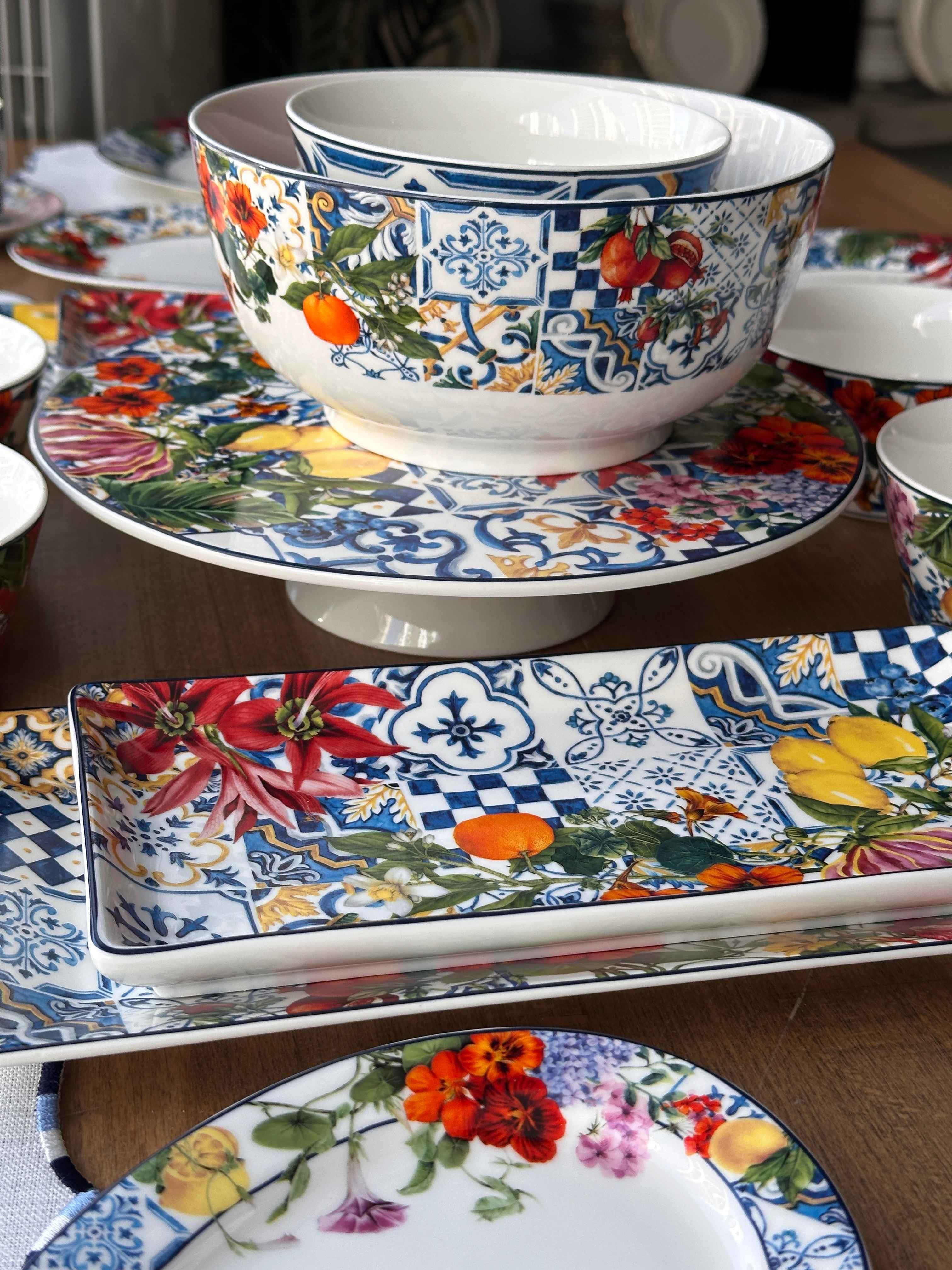 Kahvaltı Takımı Italy Garden 42 Parça 6 Kişilik