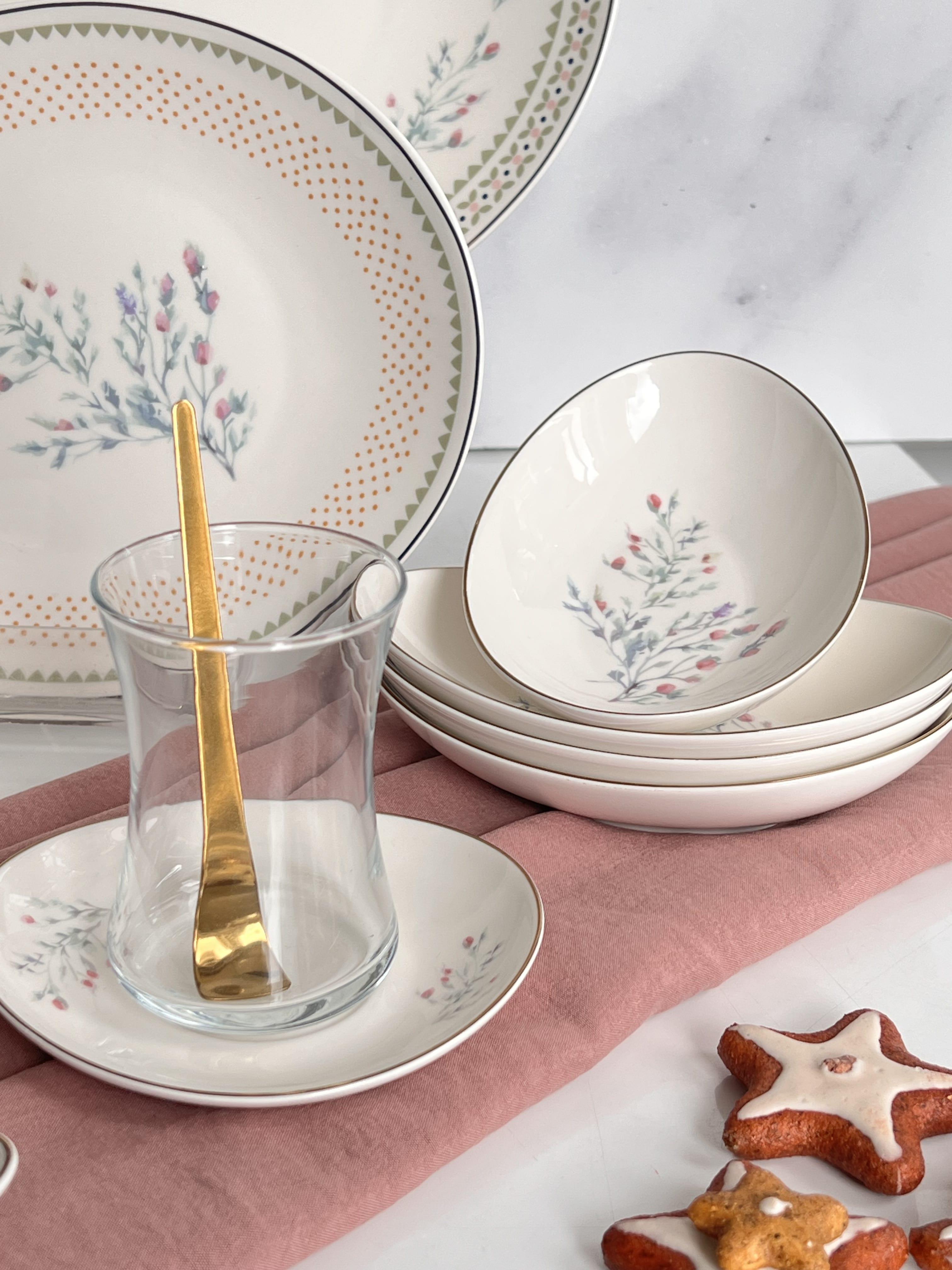 Kahvaltı Takımı Lavender 37 Parça 6 Kişilik