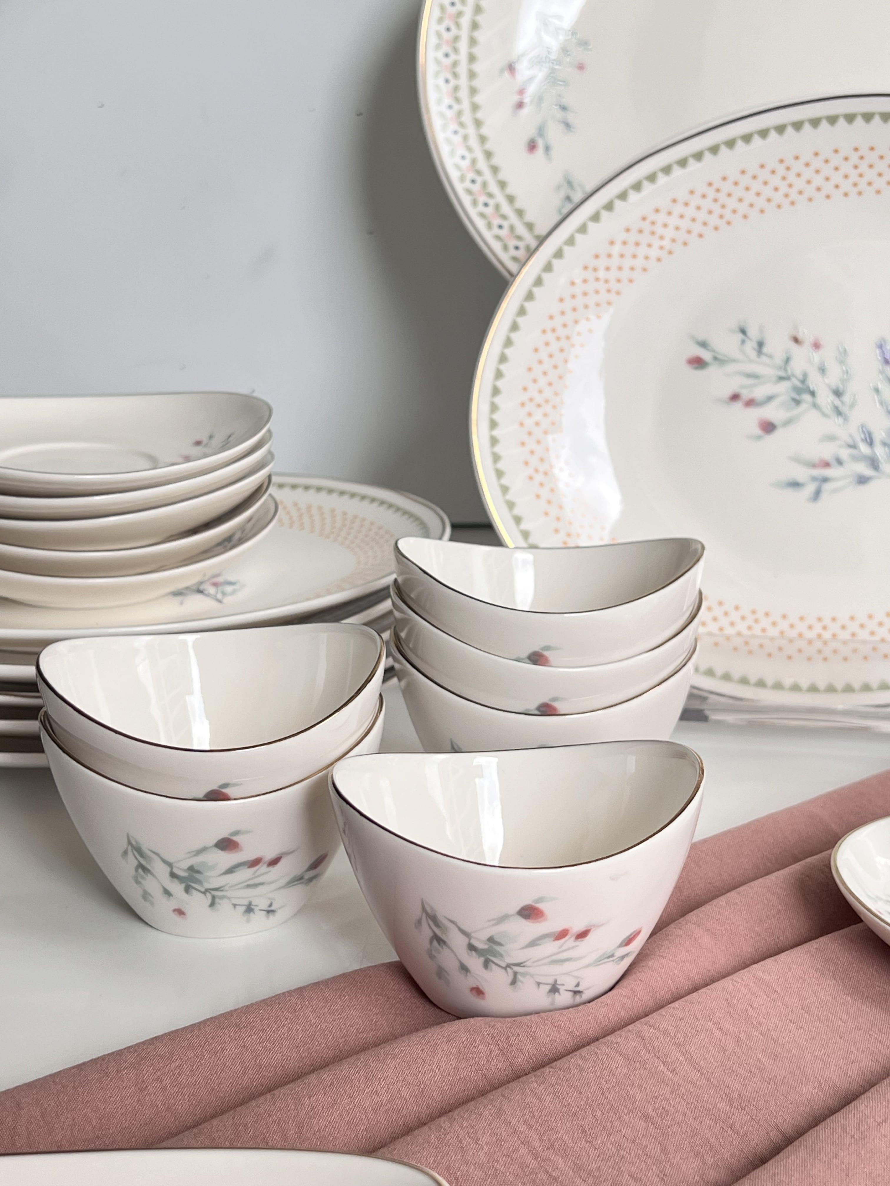 Kahvaltı Takımı Lavender 37 Parça 6 Kişilik