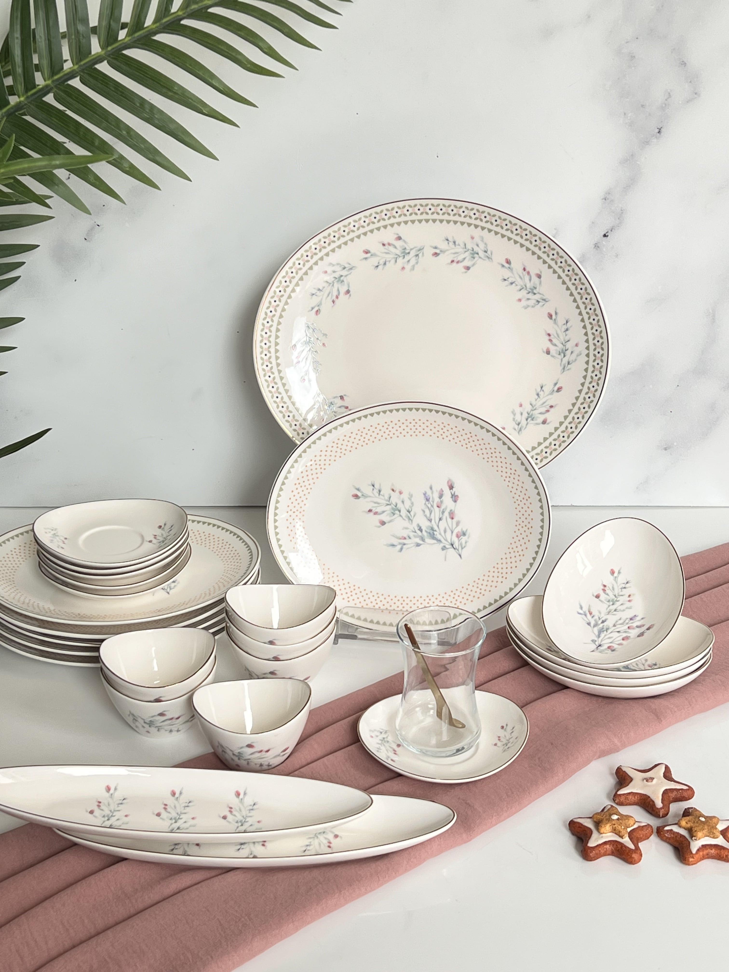 Kahvaltı Takımı Lavender 37 Parça 6 Kişilik