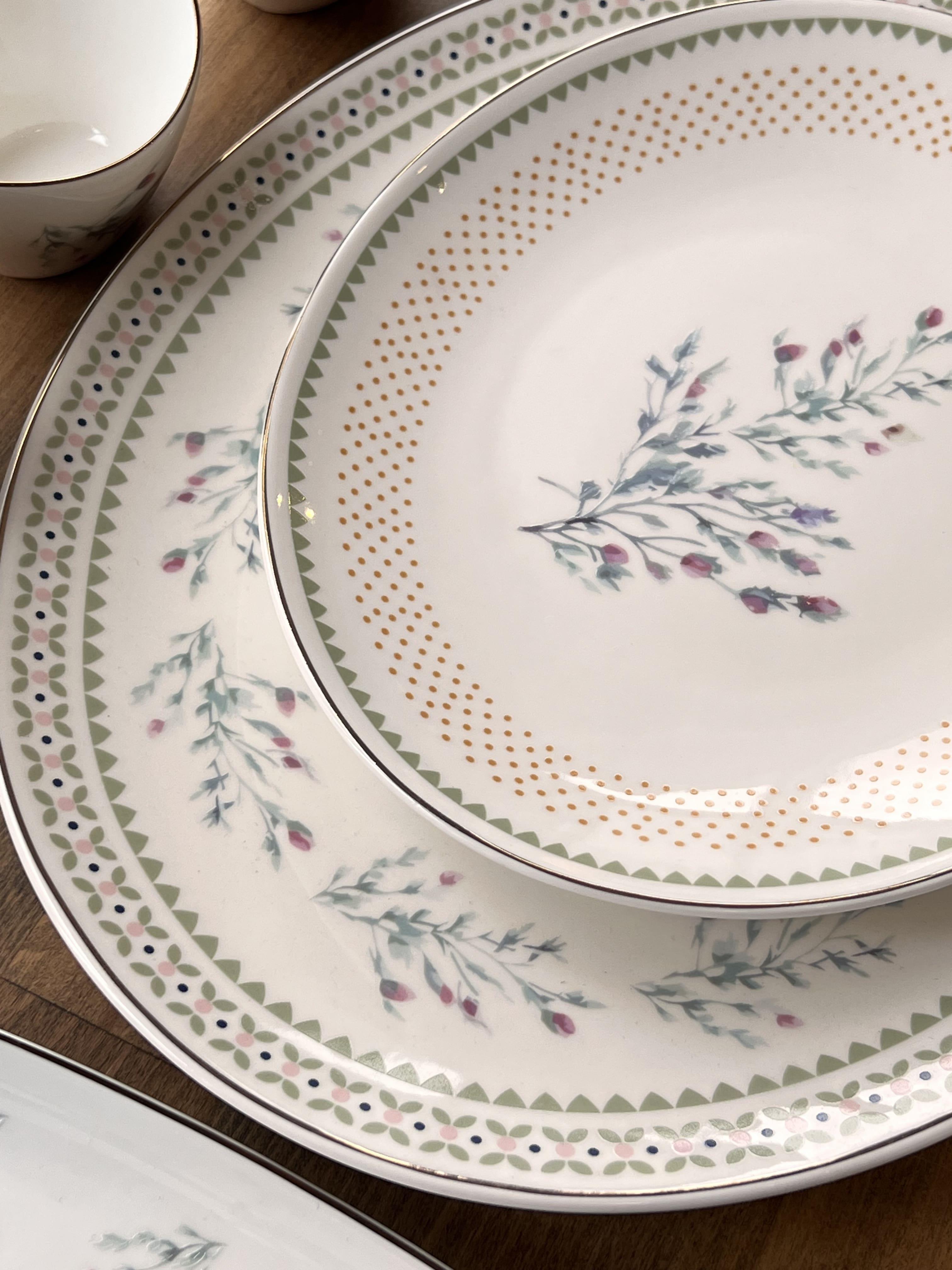 Kahvaltı Takımı Lavender 46 Parça 6 Kişilik