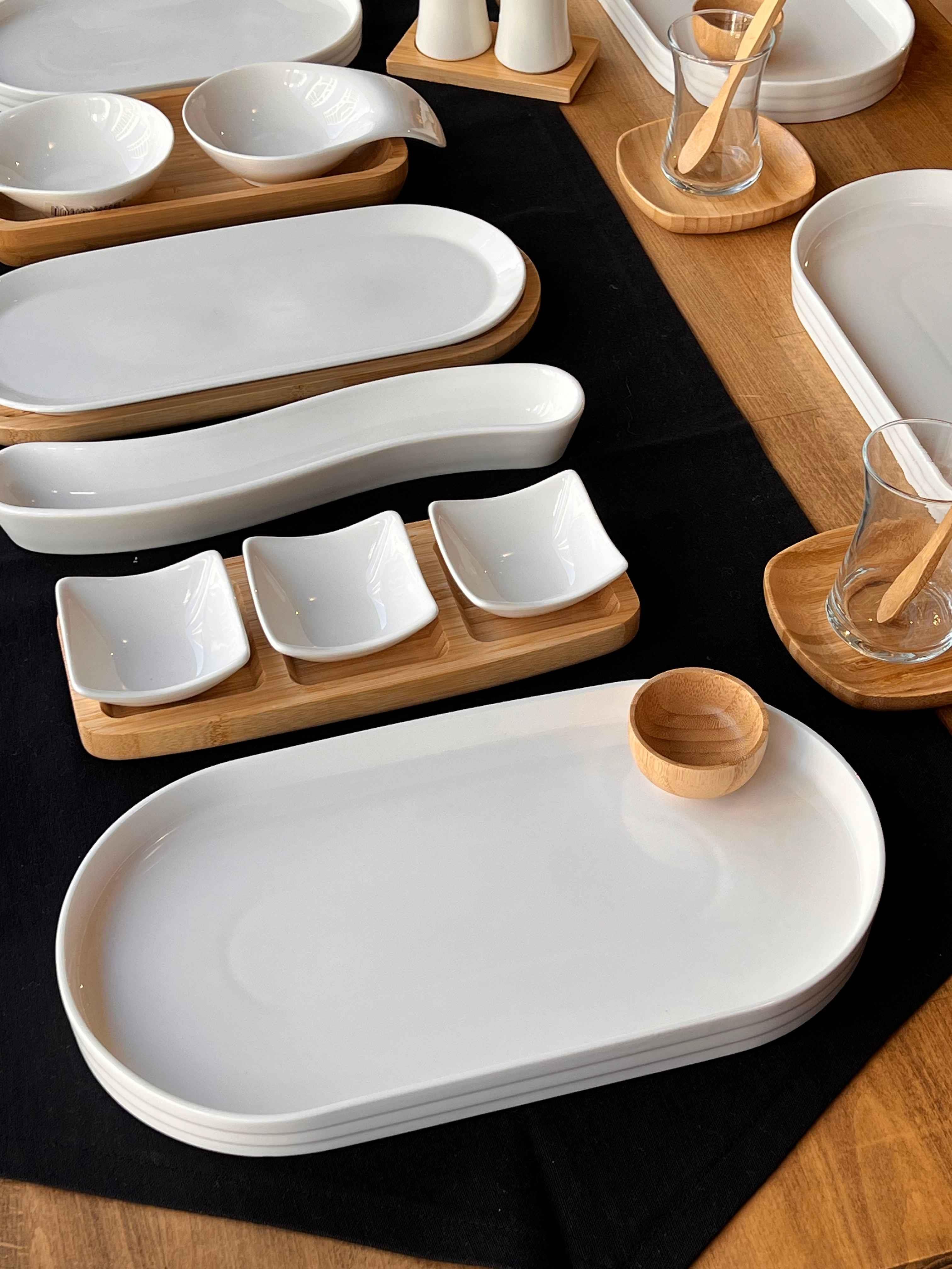 Kahvaltı Takımı Linea Bambu Parça 12 Kişilik