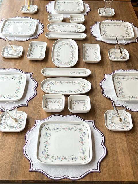 Kahvaltı Takımı Orion Garden 35 Parça 6 Kişilik