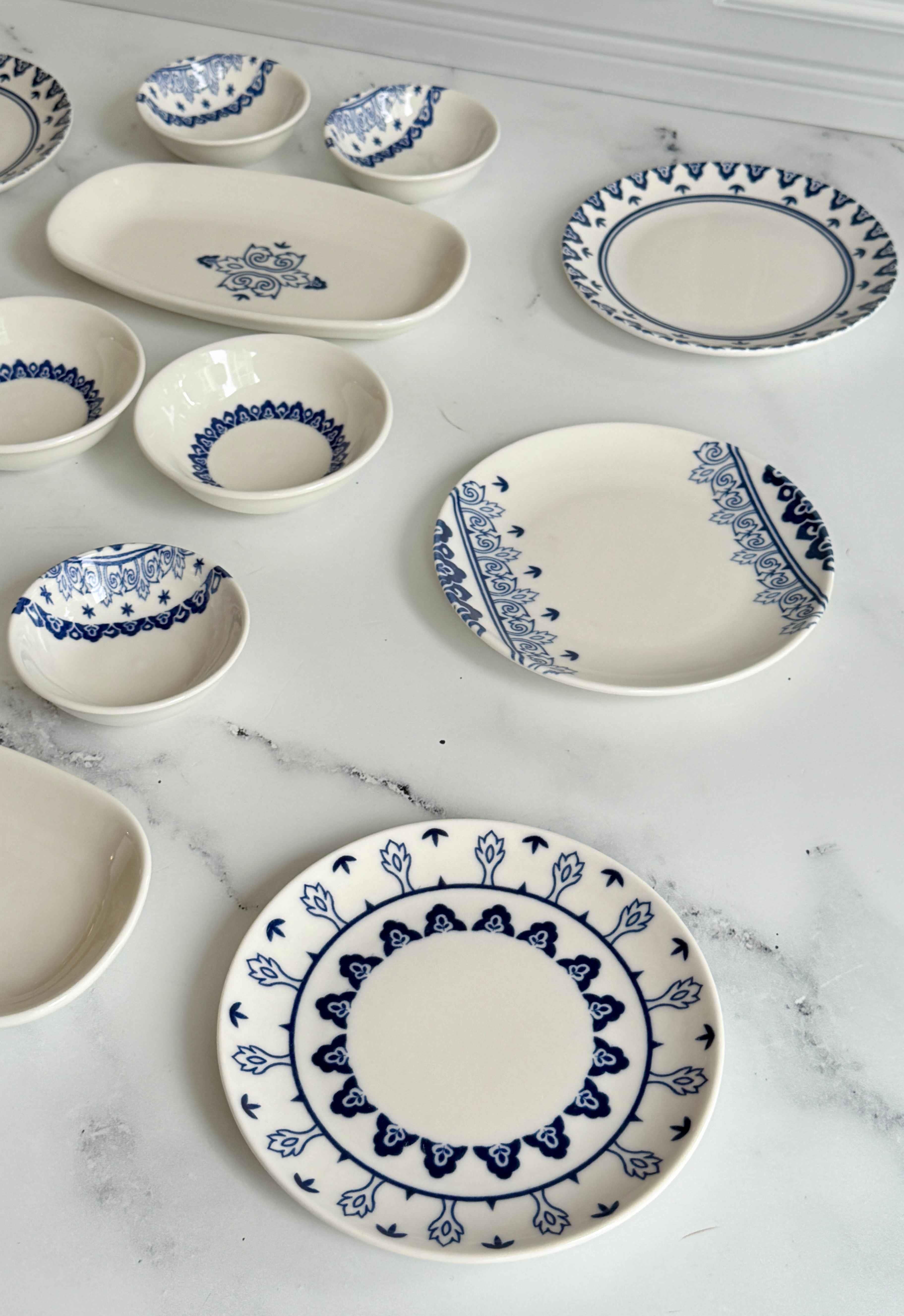 Kahvaltı Takımı Safir Blue 14 Parça 6 Kişilik