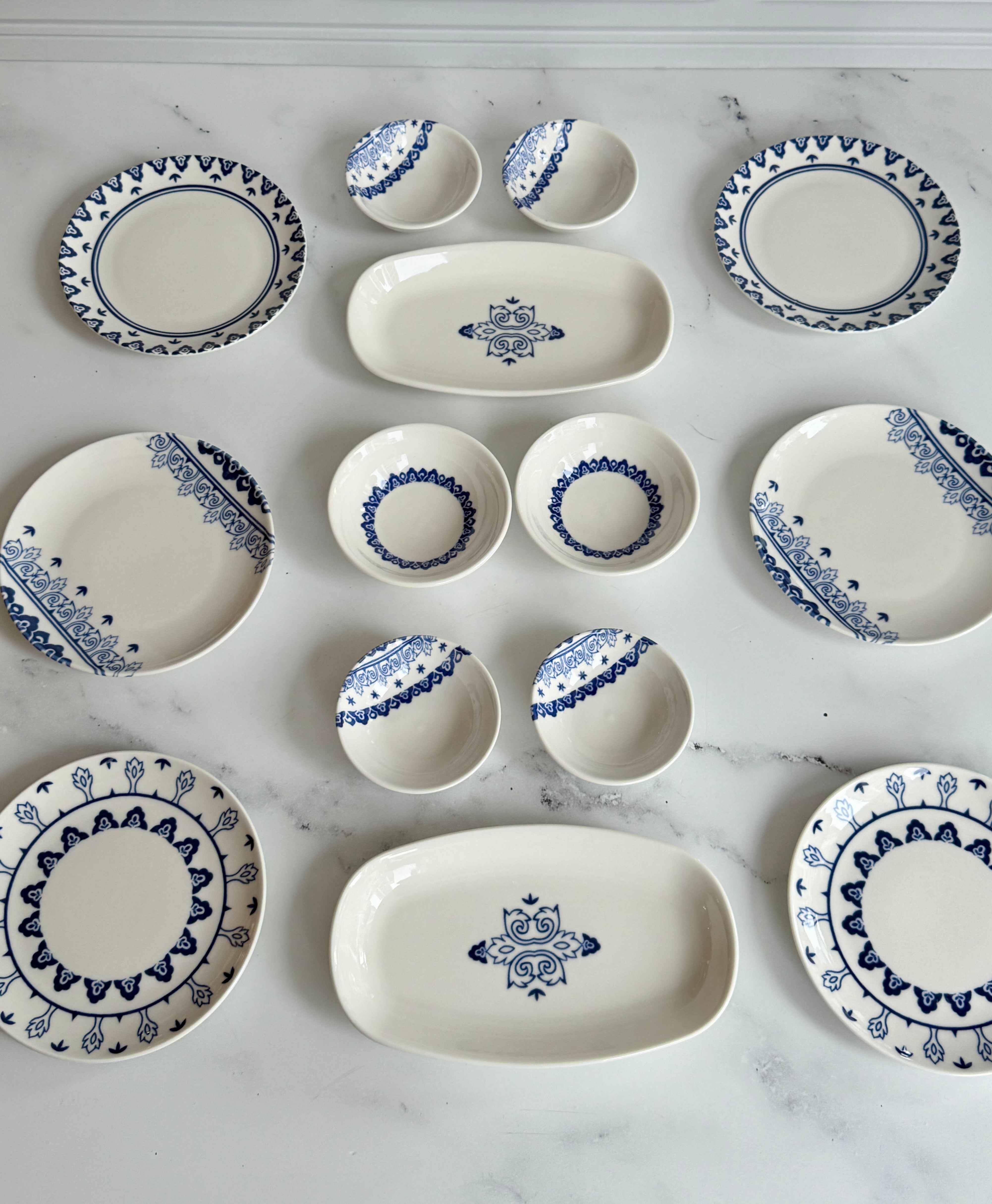 Kahvaltı Takımı Safir Blue 14 Parça 6 Kişilik