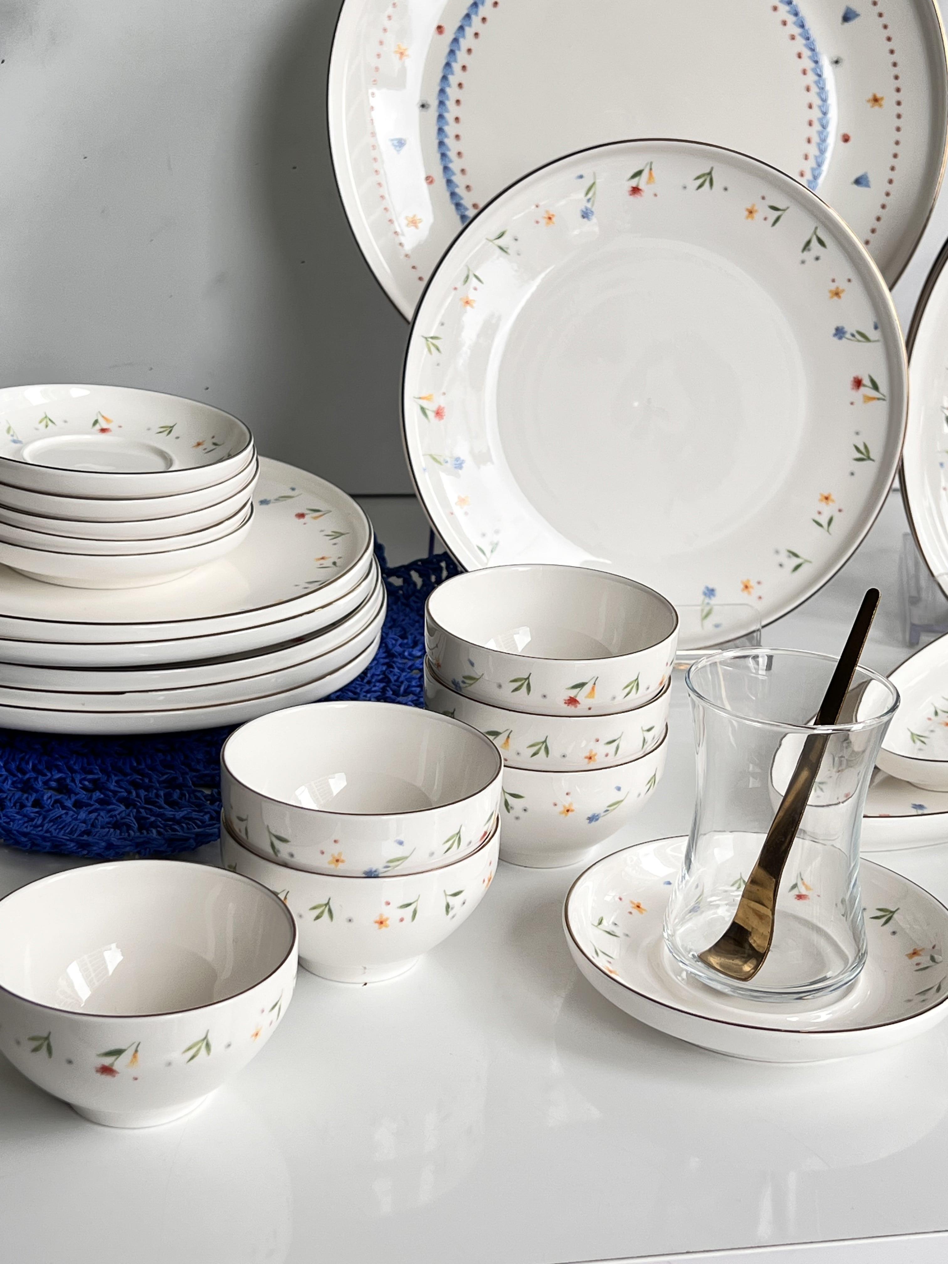 Kahvaltı Takımı Spring 37 Parça 6 Kişilik