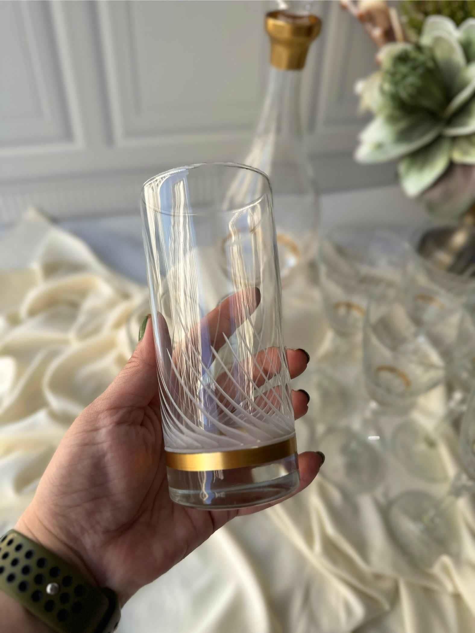 Kristal Su Takımı Alice Butik 25 Parça 12 Kişilik