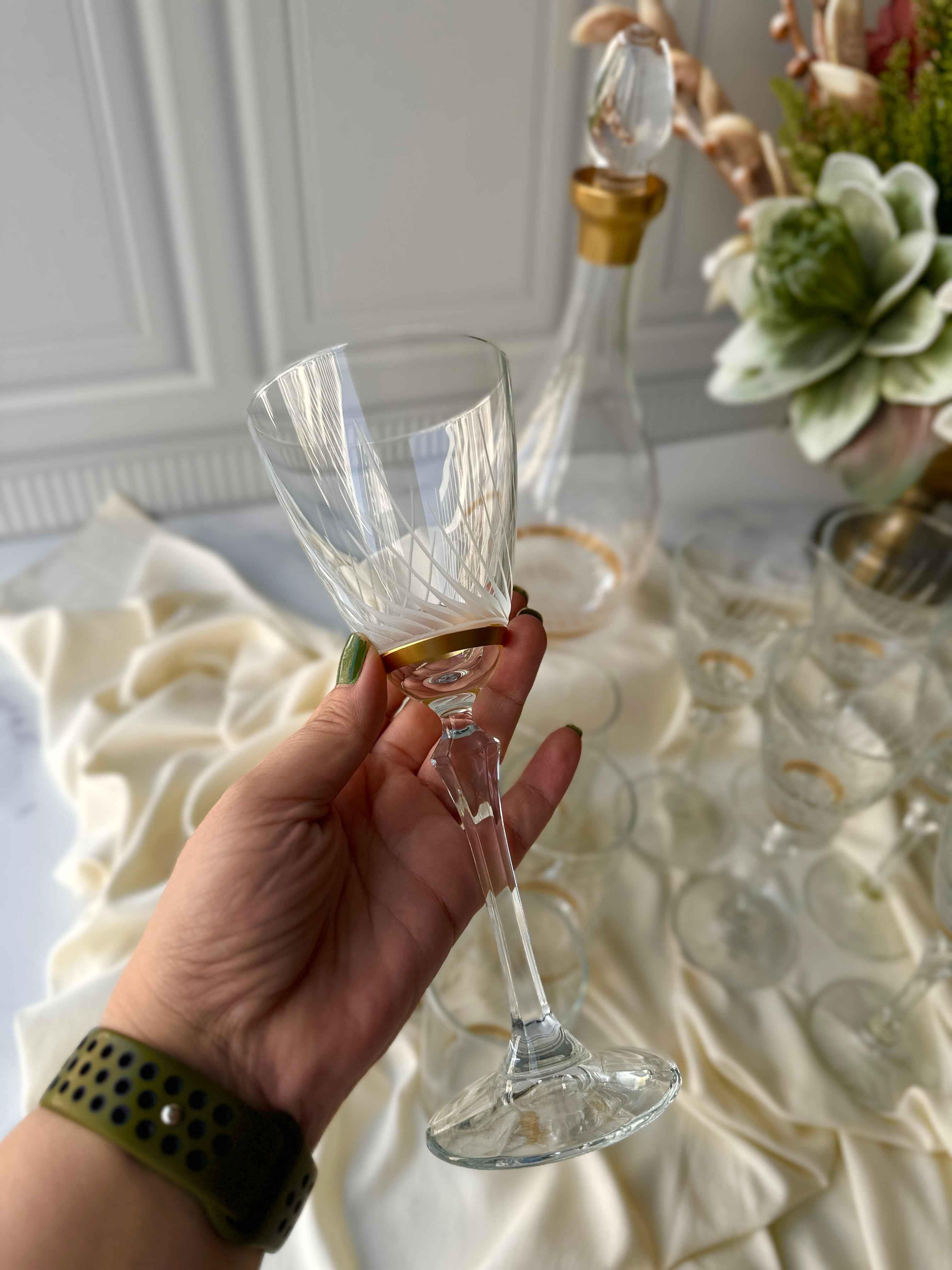 Kristal Su Takımı Alice Butik 25 Parça 12 Kişilik