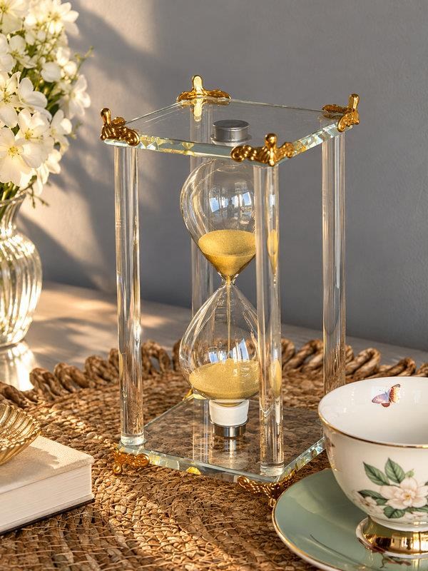 Kum Saati Tımeless Gold Cam 16cm