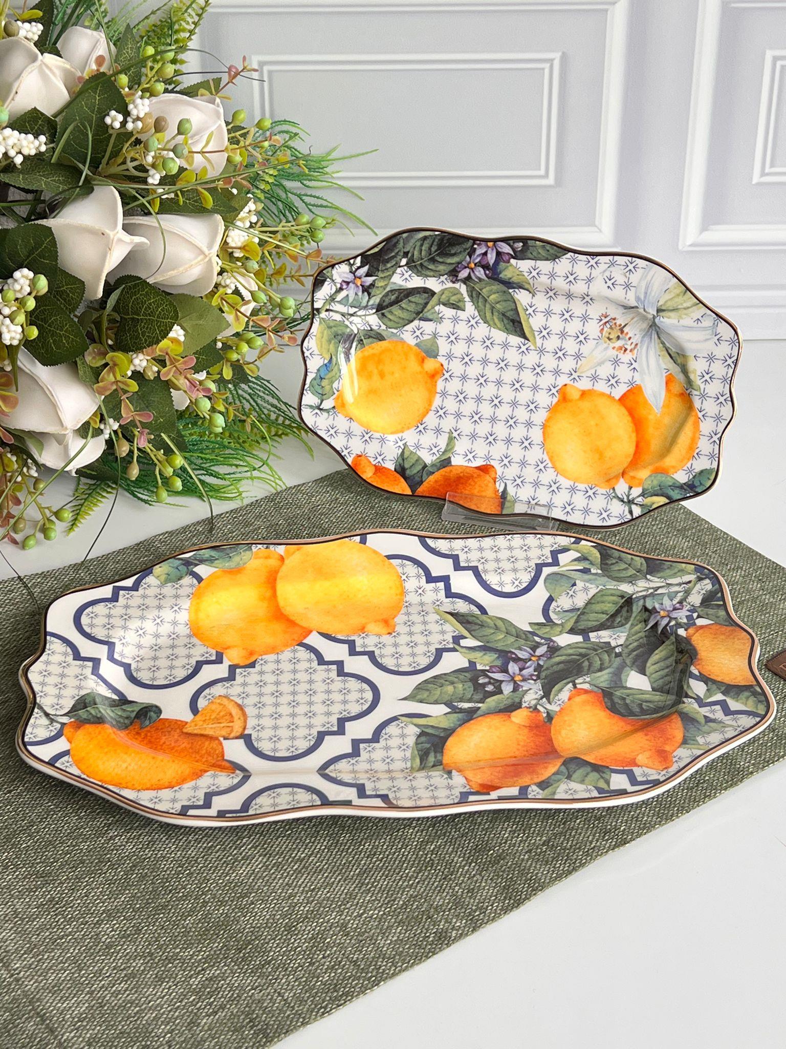 Lemons Dikdörtgen Sunum Tabak 2'Li