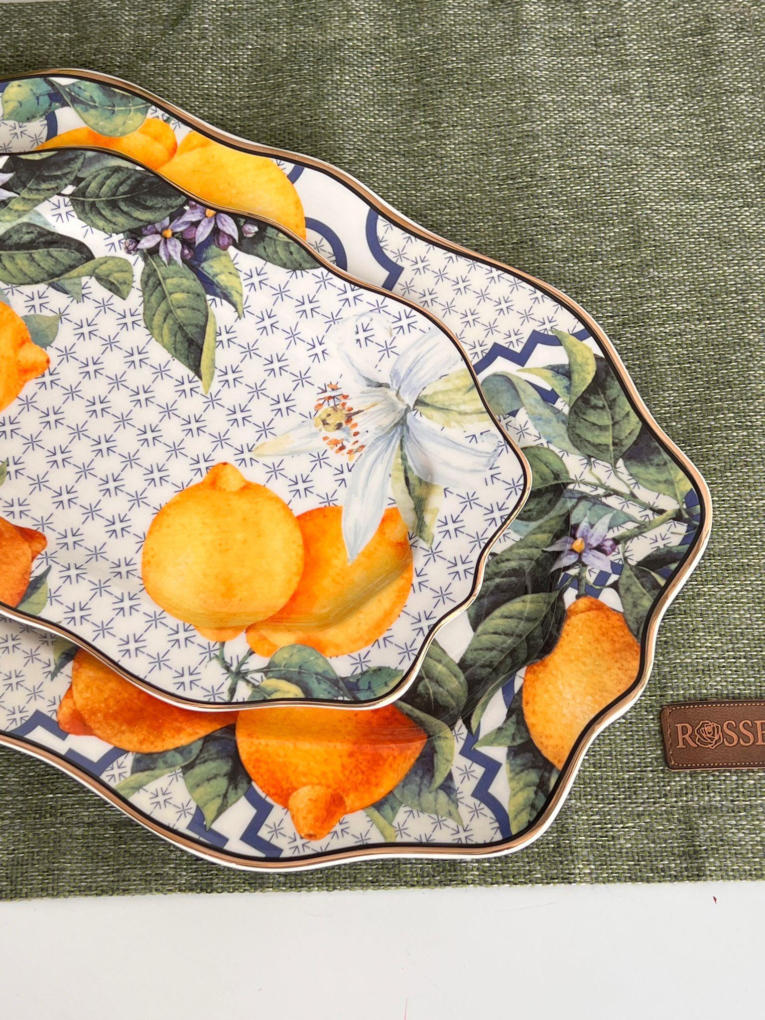 Lemons Dikdörtgen Sunum Tabak 2'Li